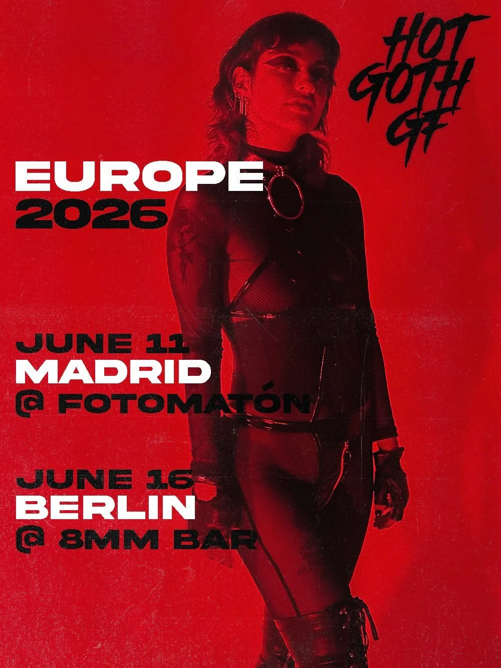ecstatic to be joining PINK STILETTO @itspinkstiletto on a bit of her european tour this summer, including DJ gigs in two new cities -

JUNE 11 - Dark Entries @ Sala Fotomat&oacute;n, Madrid 

JUNE 16 - supporting Pink Stiletto @ 8mm Bar, Berlin

tha
