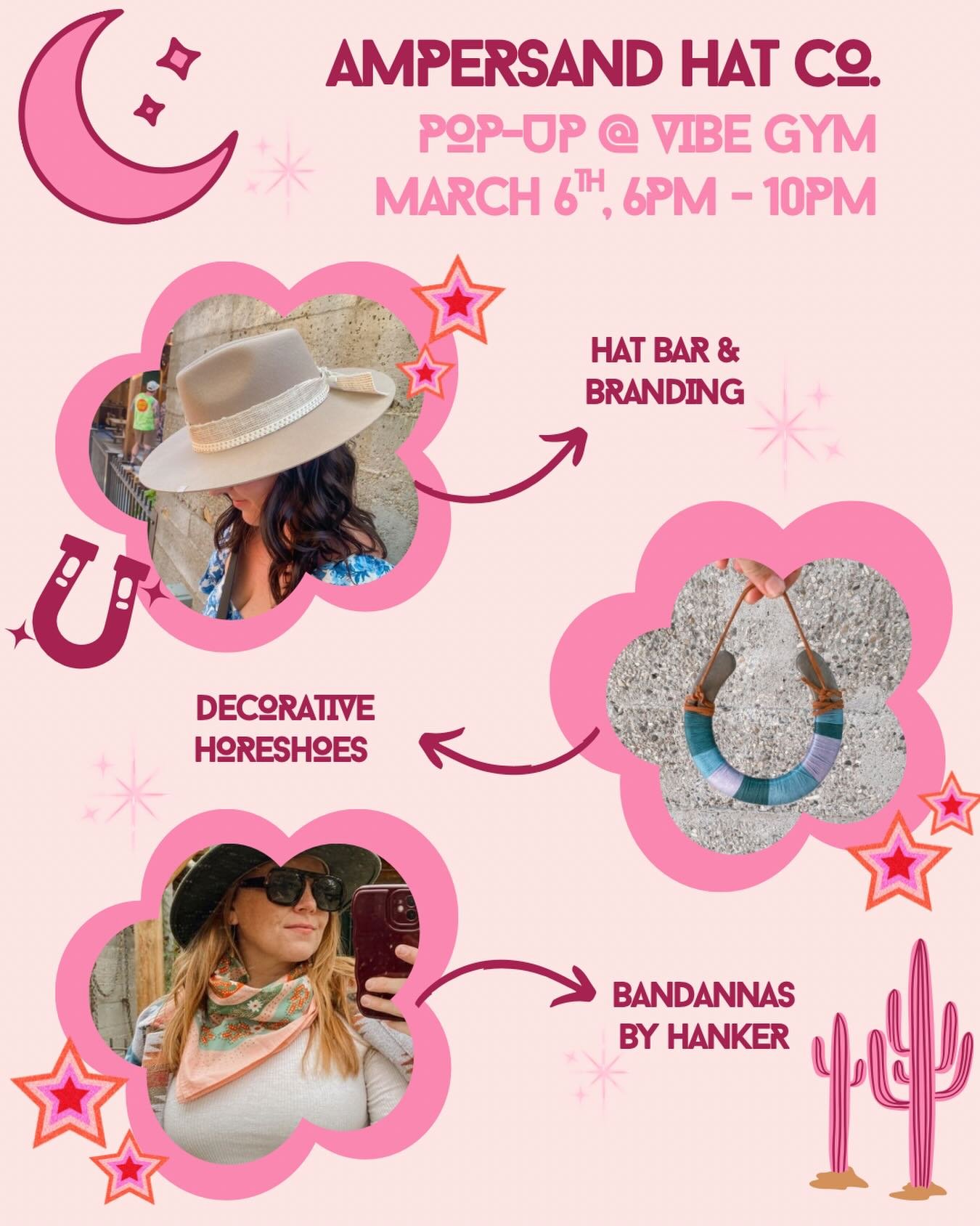 community is medicine.
expression is resistance.
style is personal.

we belong together ✦

ampersand hat company
friday, march 6 | 6 PM &mdash; 10 PM
vibe gym
4045 N Pecos St, Denver, CO

come as you are. leave a little brighter.