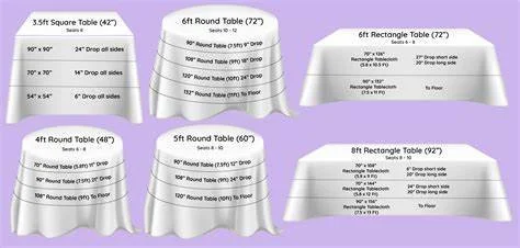 Linen Size Charts | Find Your Perfect Fit Today — Acadiana Party ...
