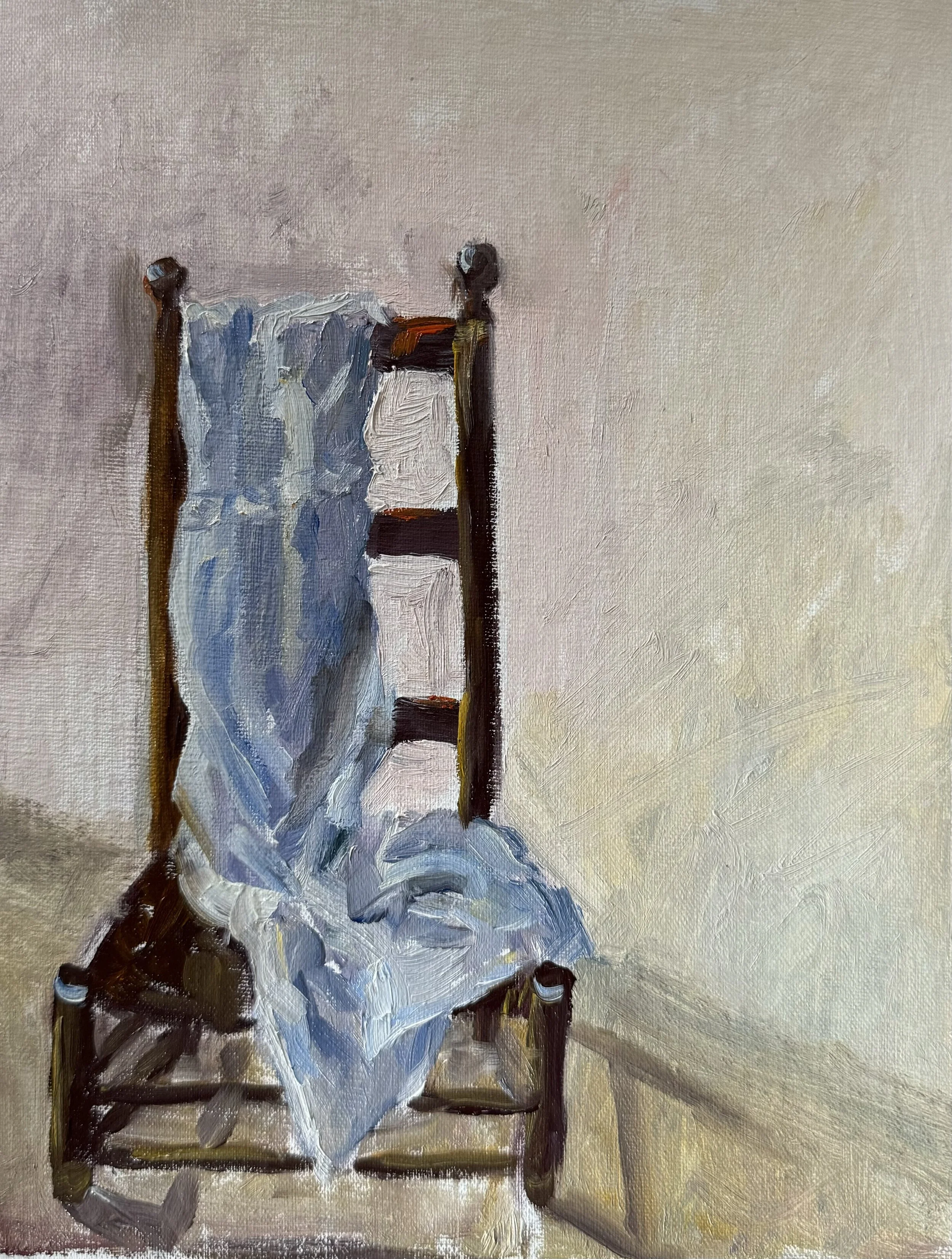 Shaker Chair with Linen Dress