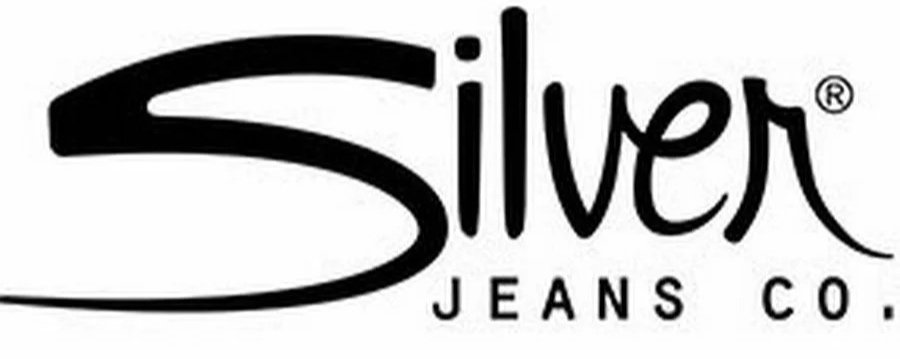 Silver Jeans Co. logo in black and white.