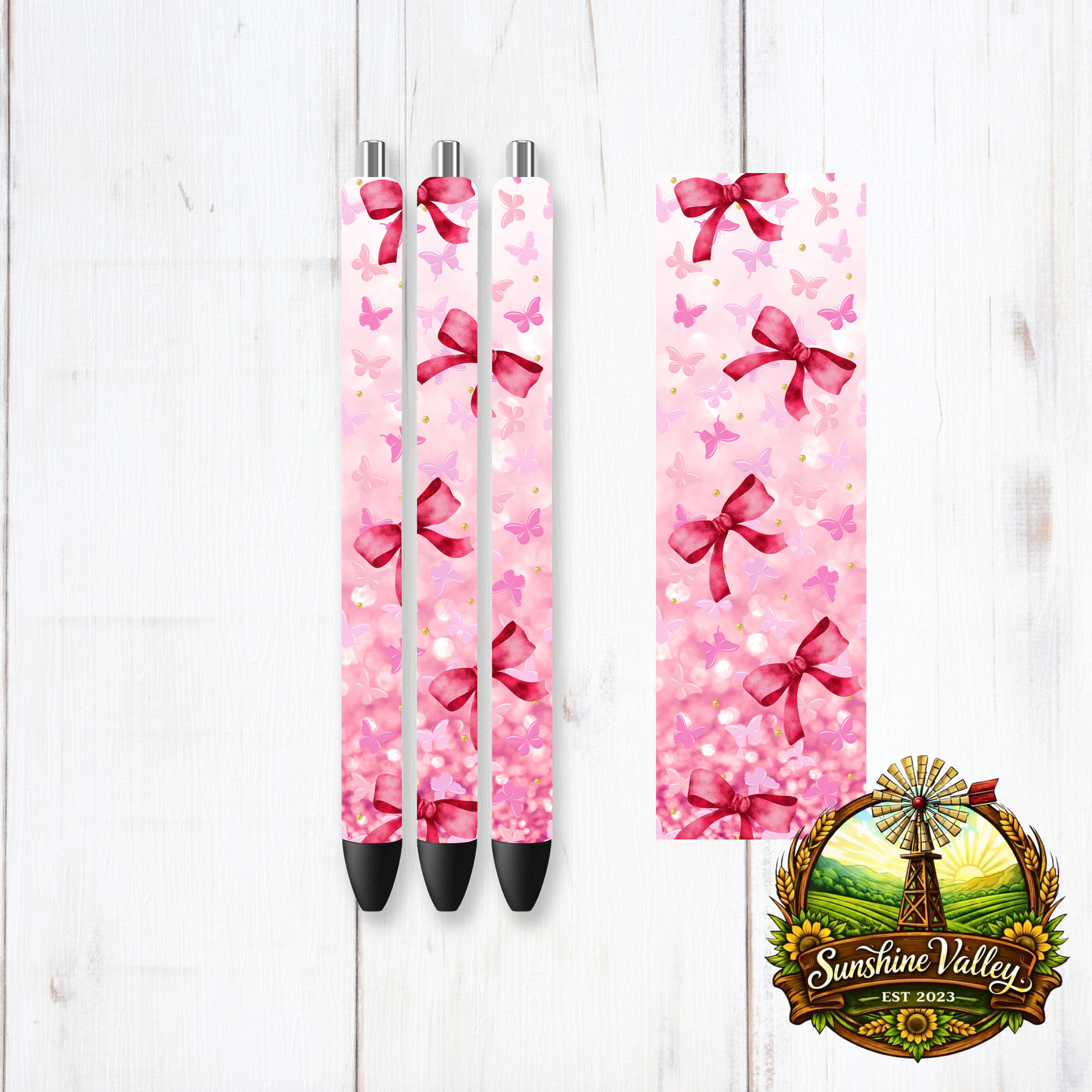 Pink Bows & Butterflies