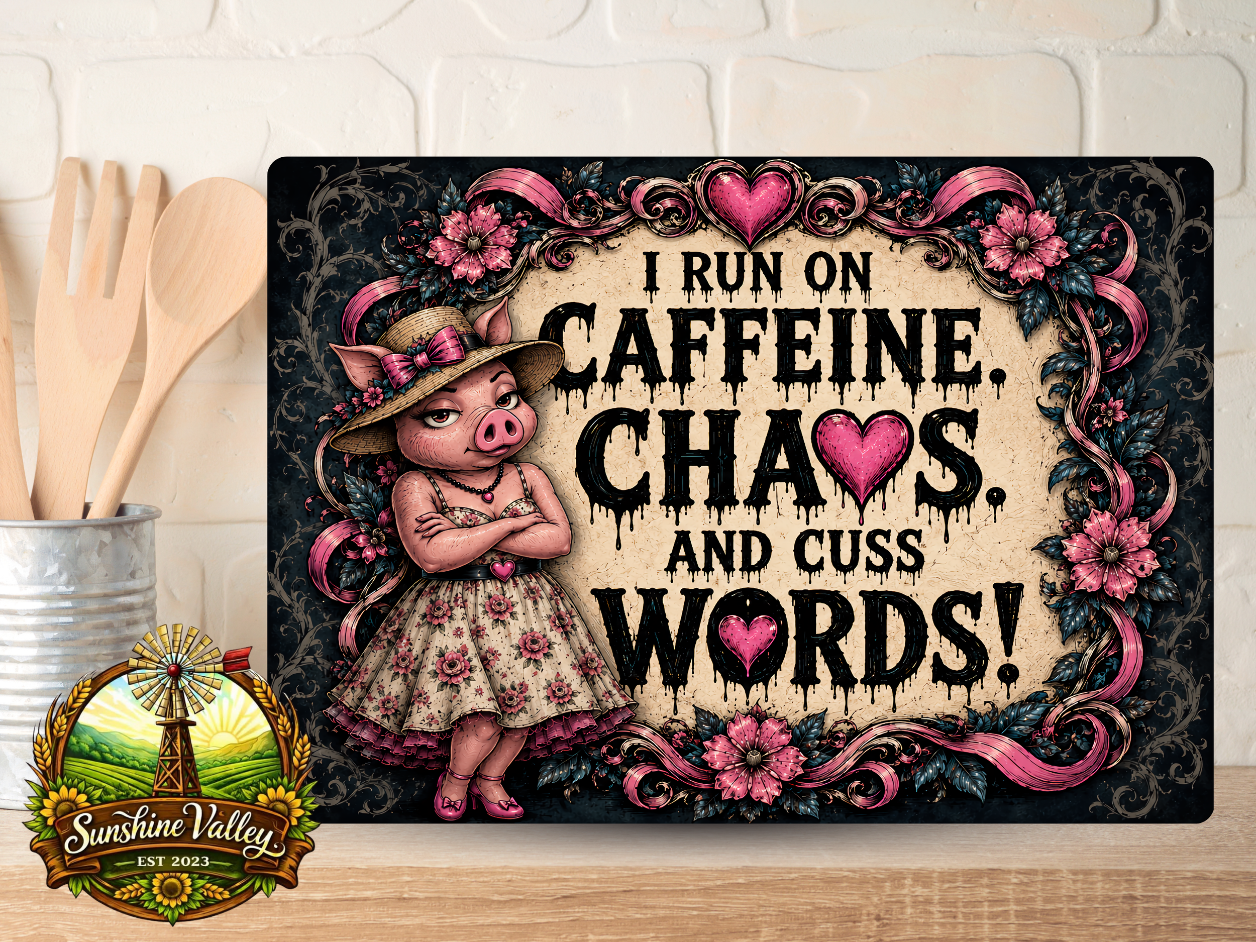 I Run On Caffeine, Chaos And Cuss Words