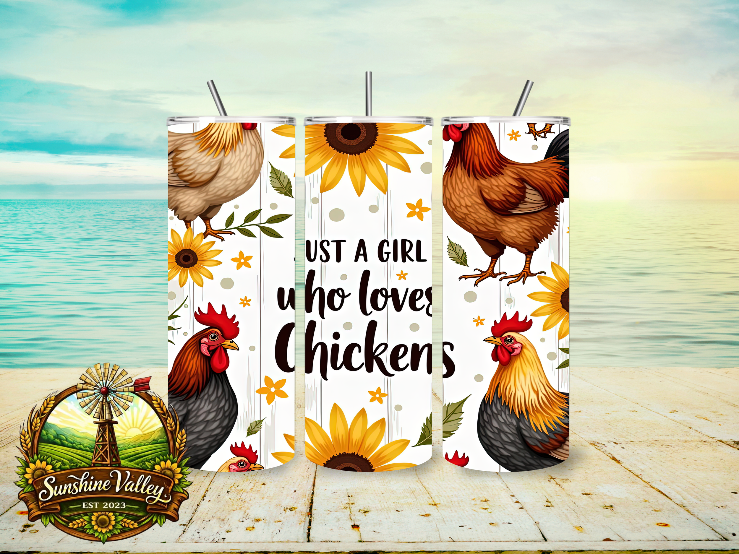 Just A Girl Who Loves Chickens