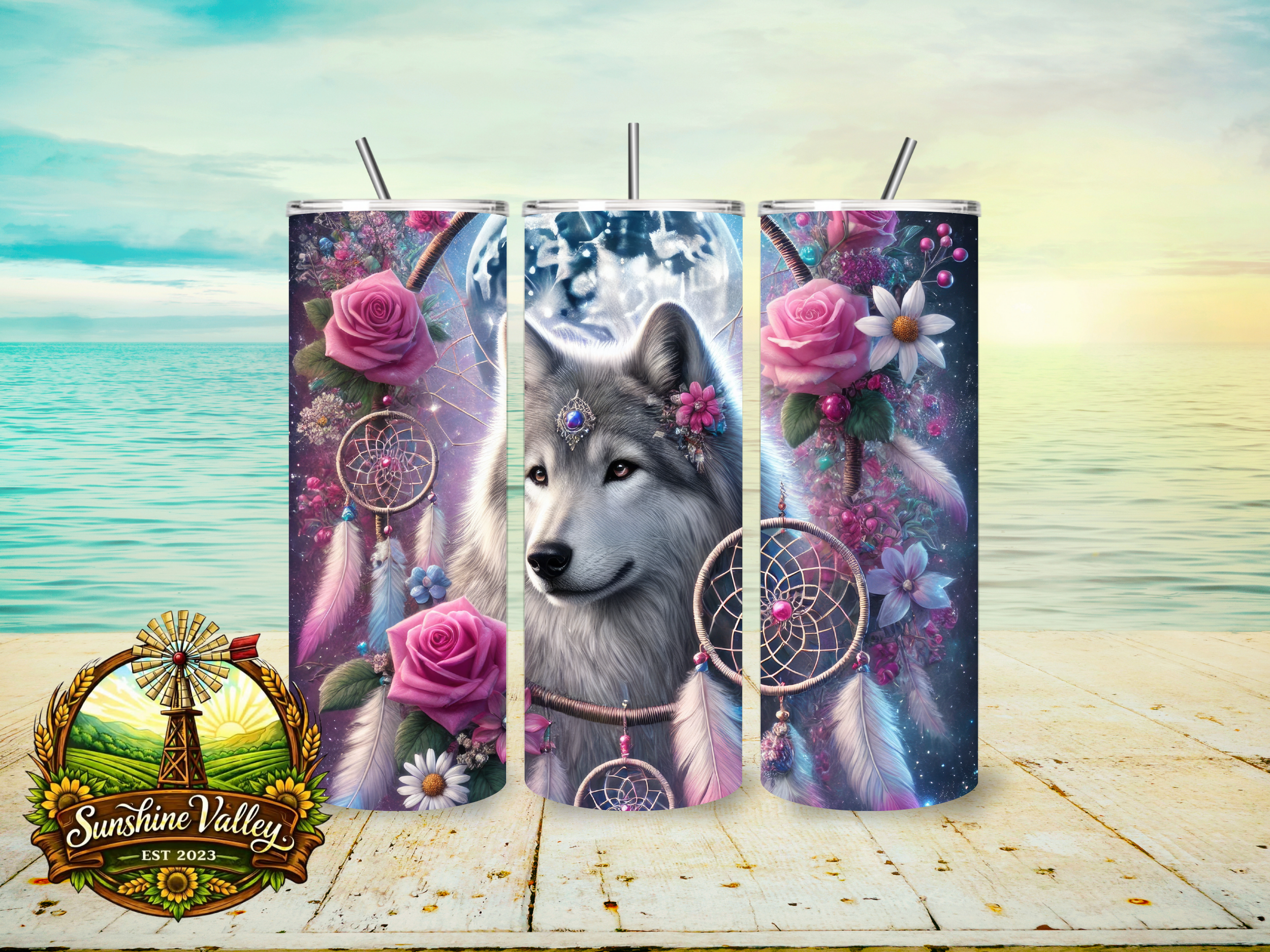 White Wolf Dreamcatcher