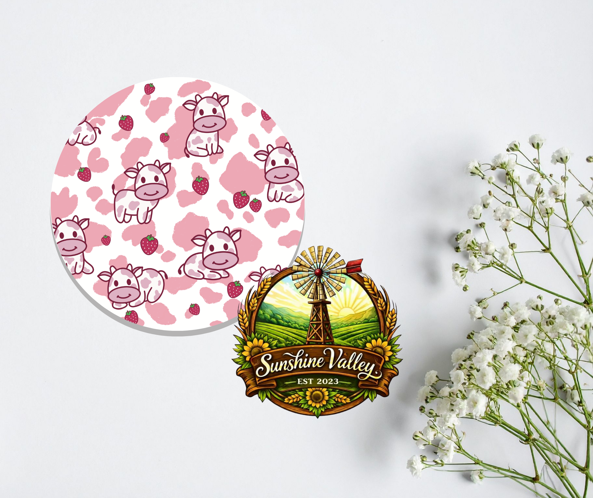 Strawberry Milk Cows