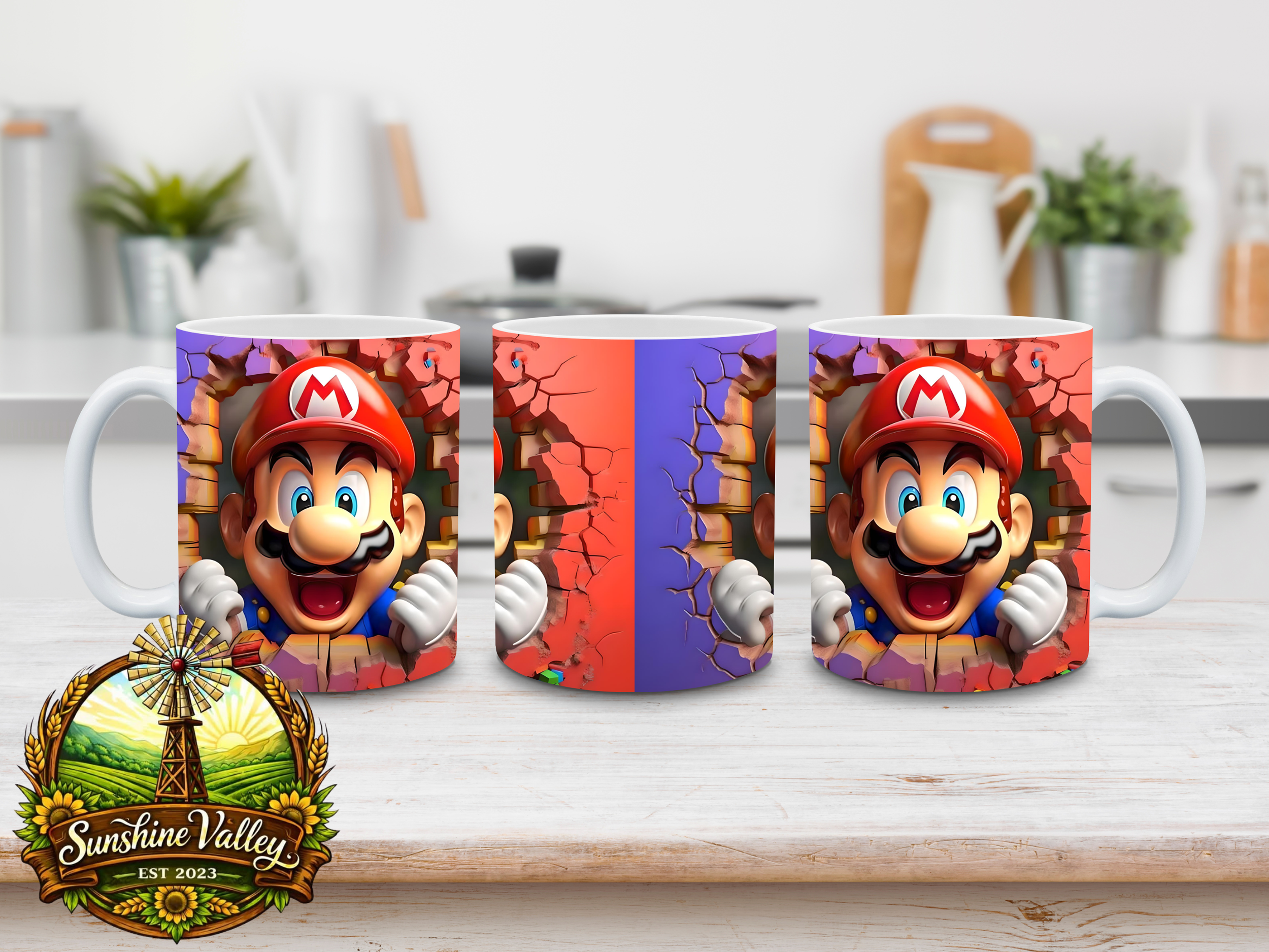 Peekaboo Mario