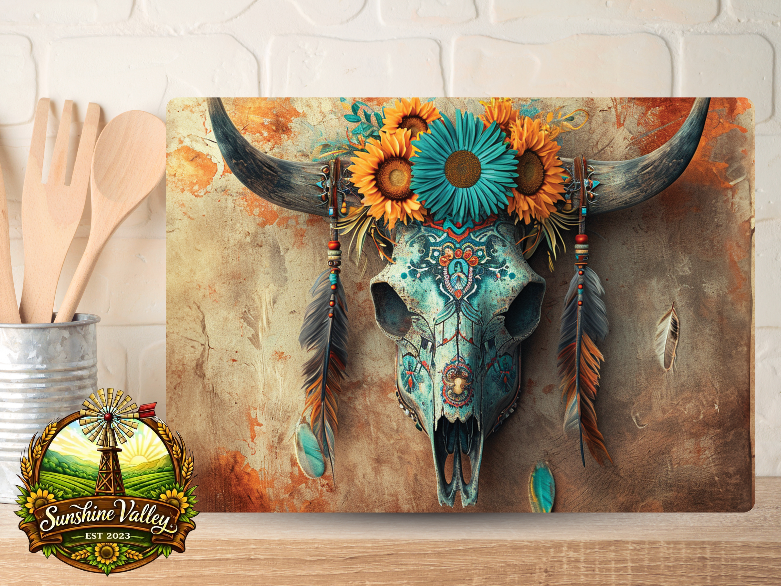 Turquoise Longhorn Bloom