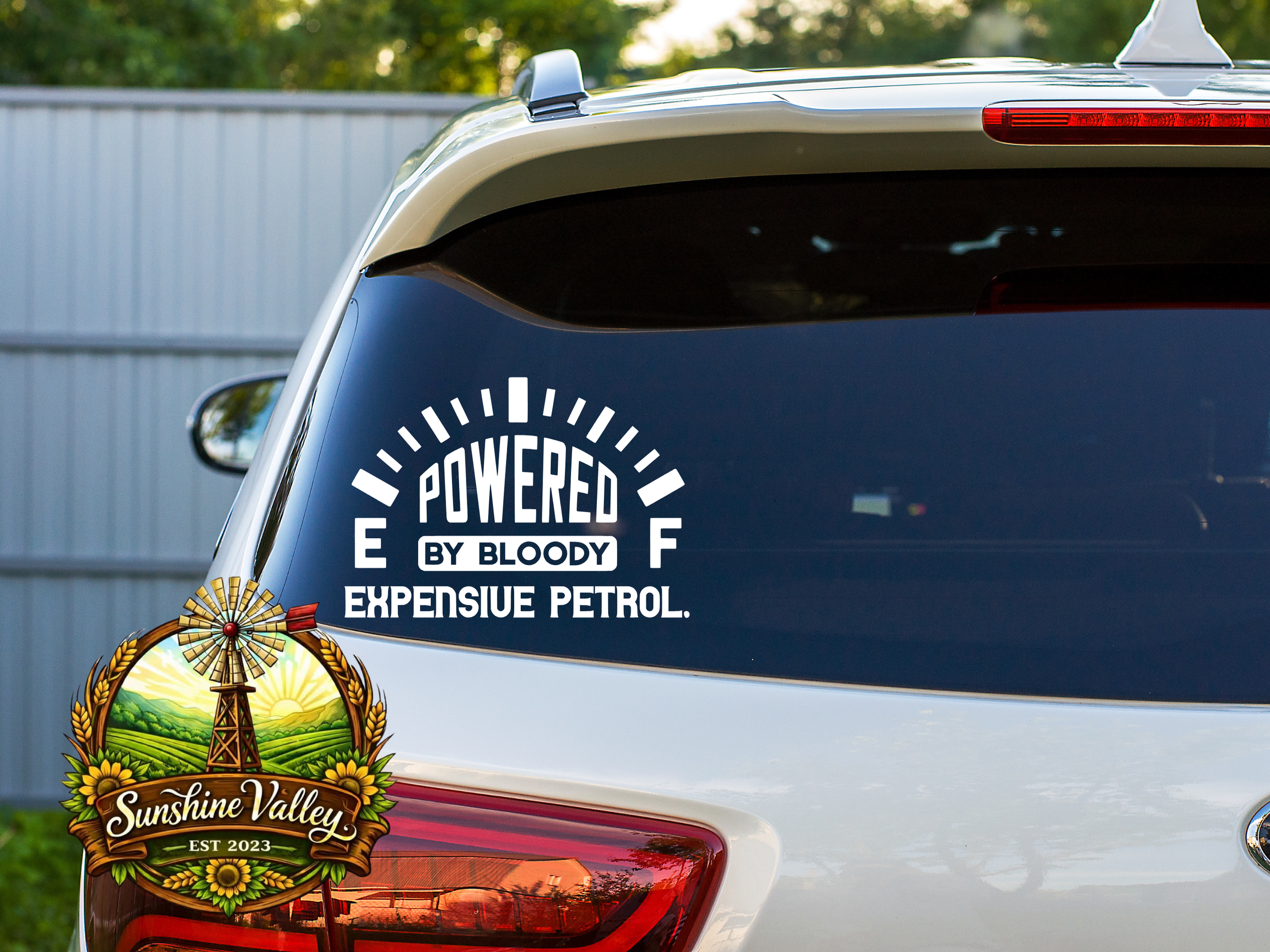 Powered By Bloody Expensive Petrol