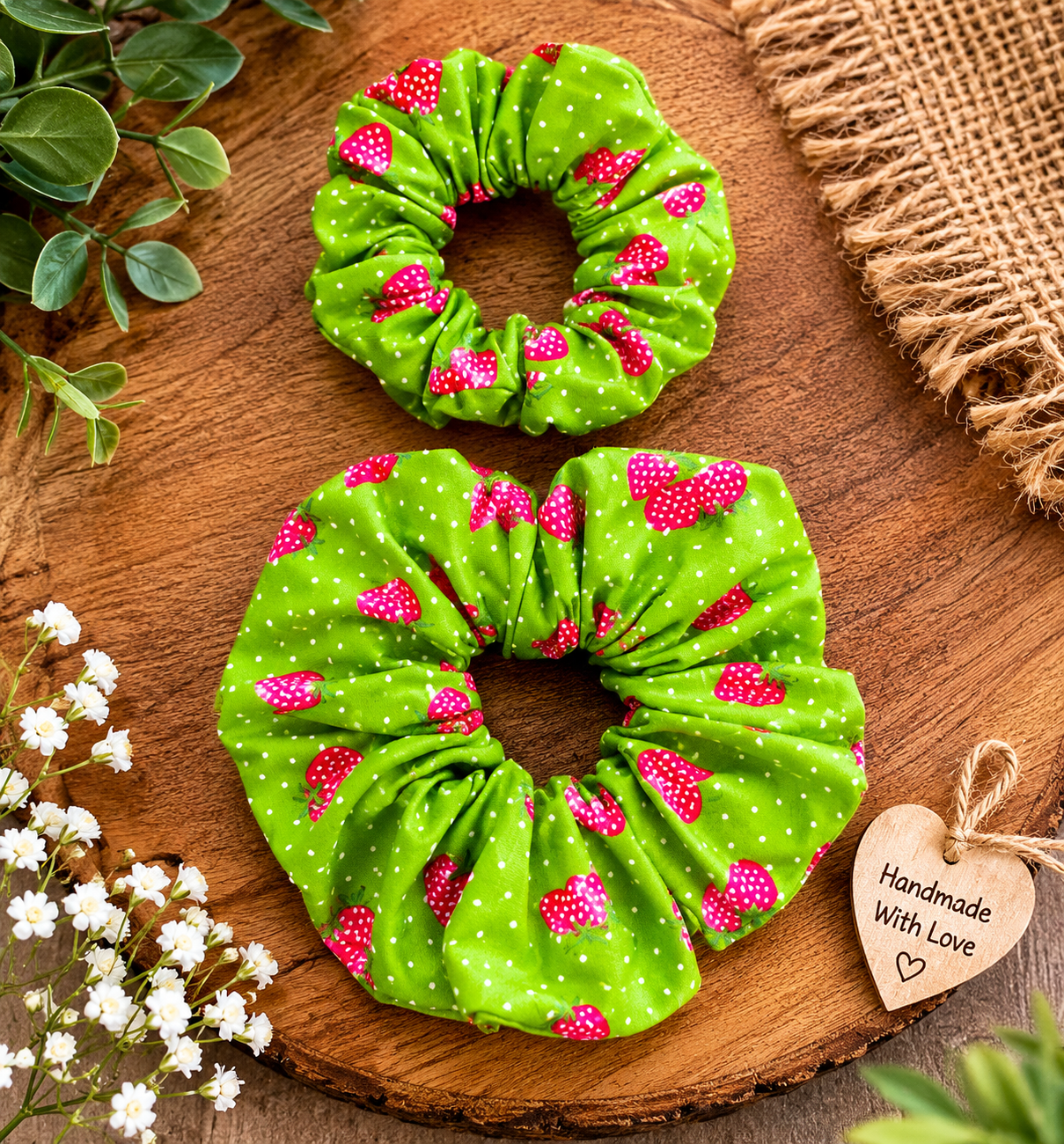 Ditsy Strawberries