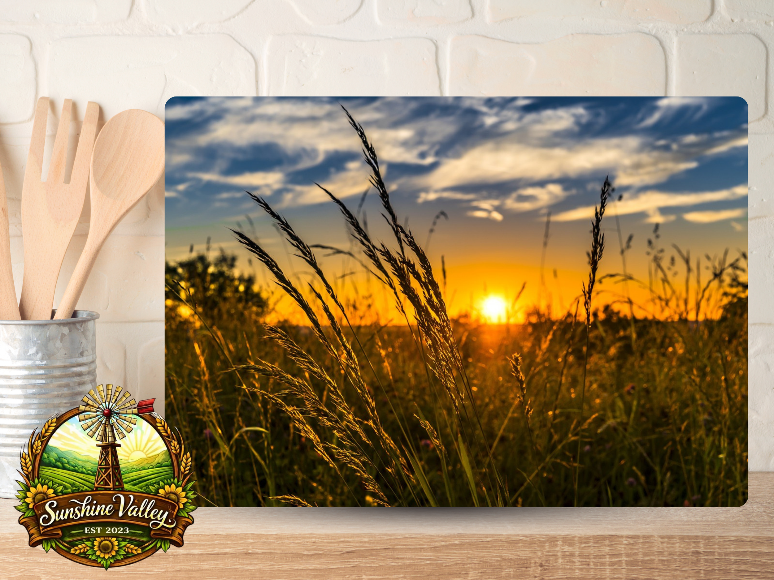 Wheat Field Sunset