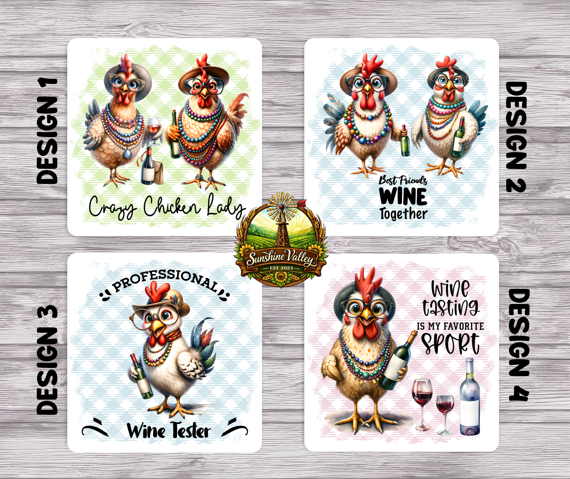 Wine Chickens