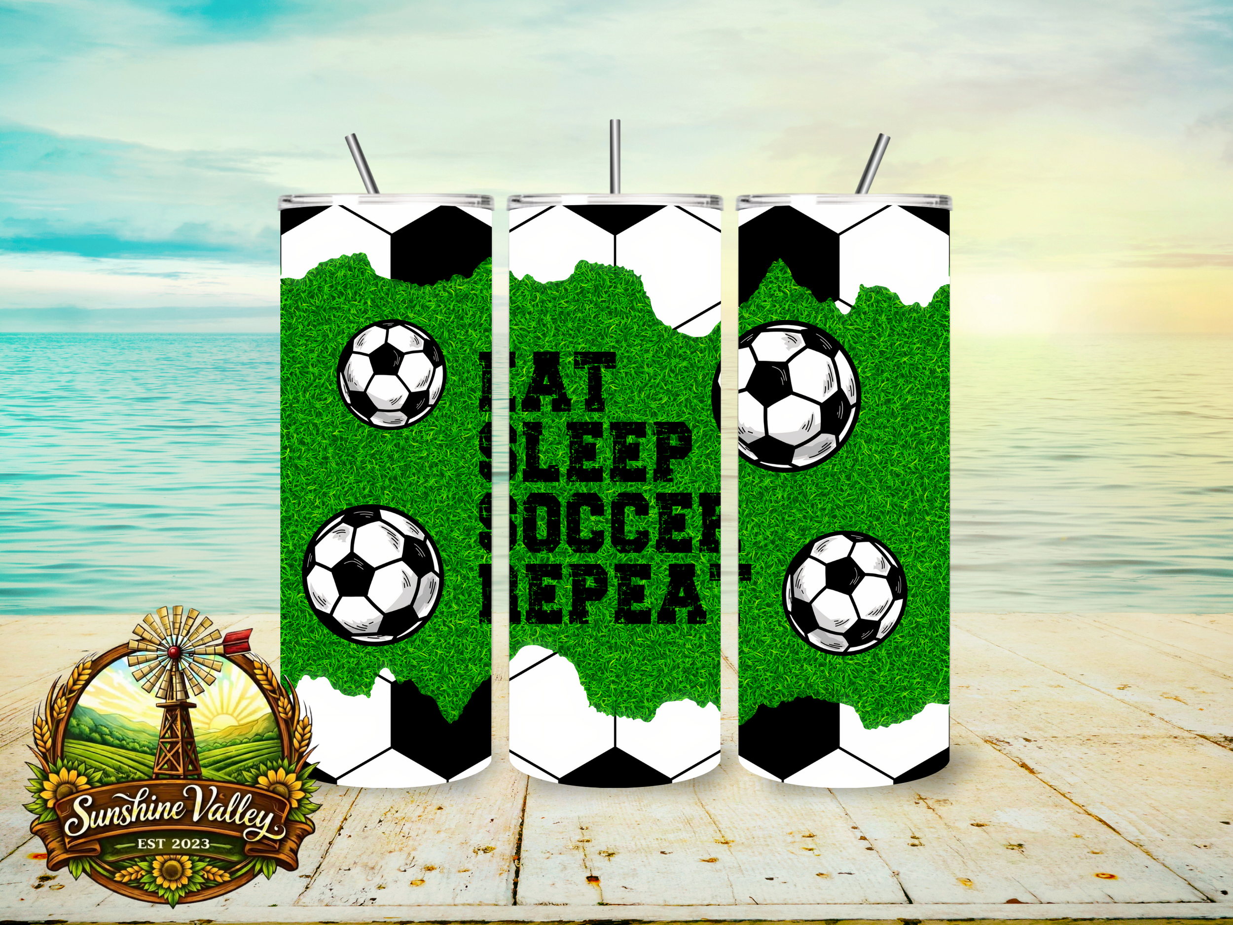Eat Sleep Soccer Repeat