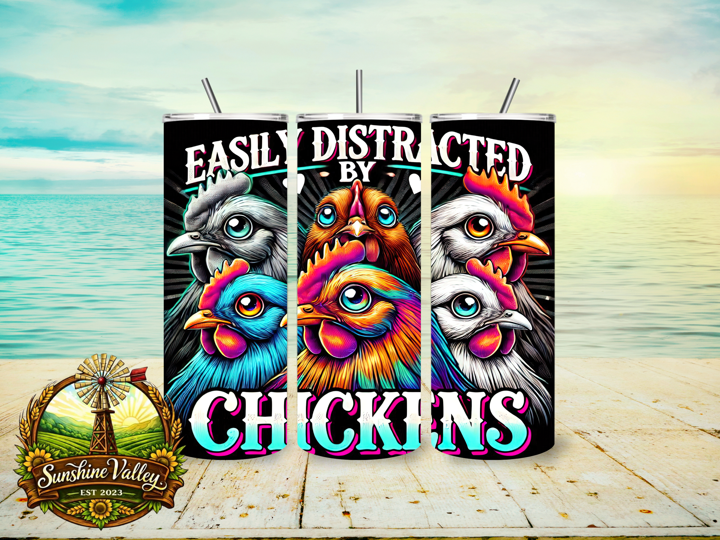 Easily Distracted By Chickens