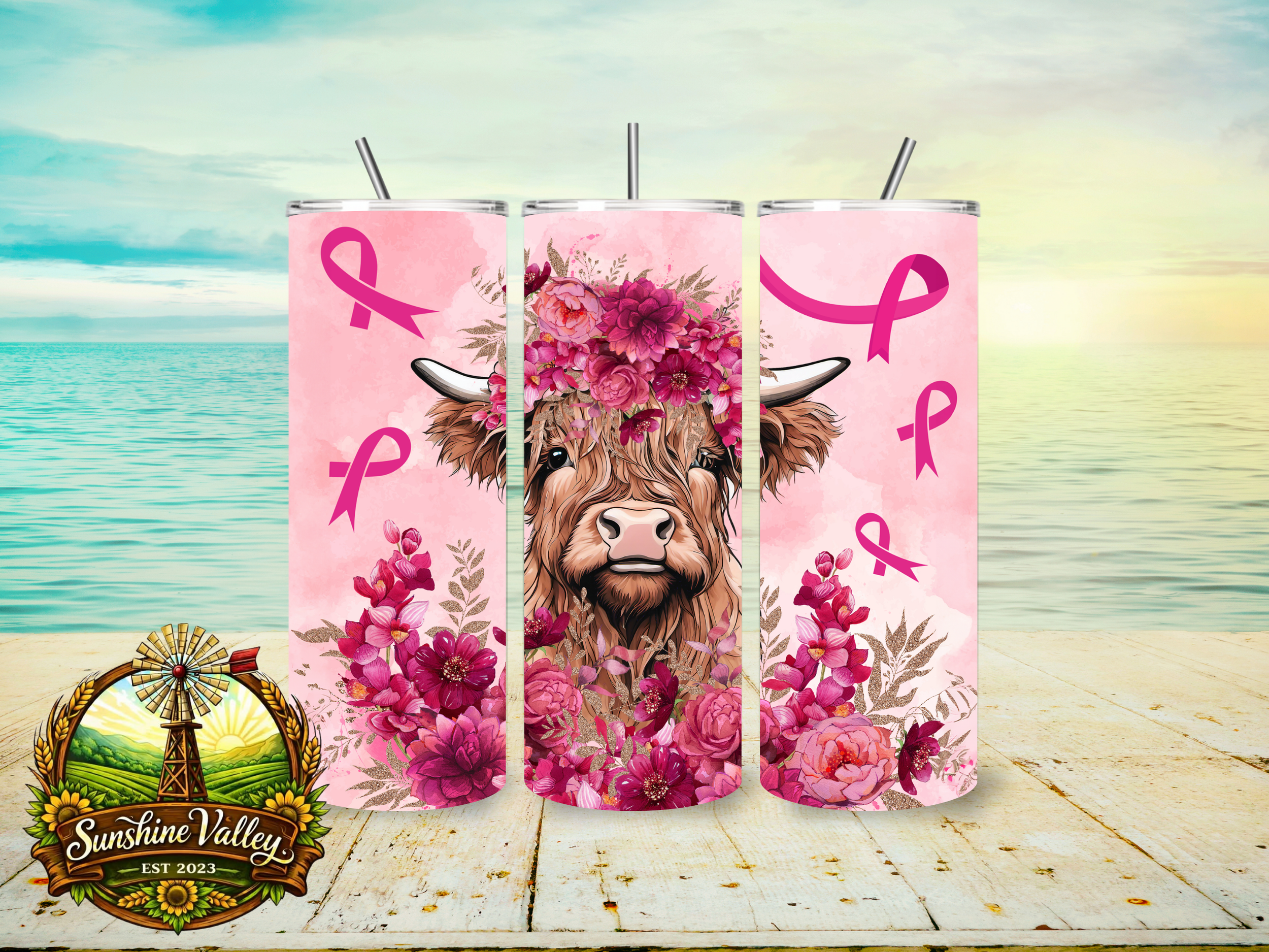 Pink Ribbon Highlander