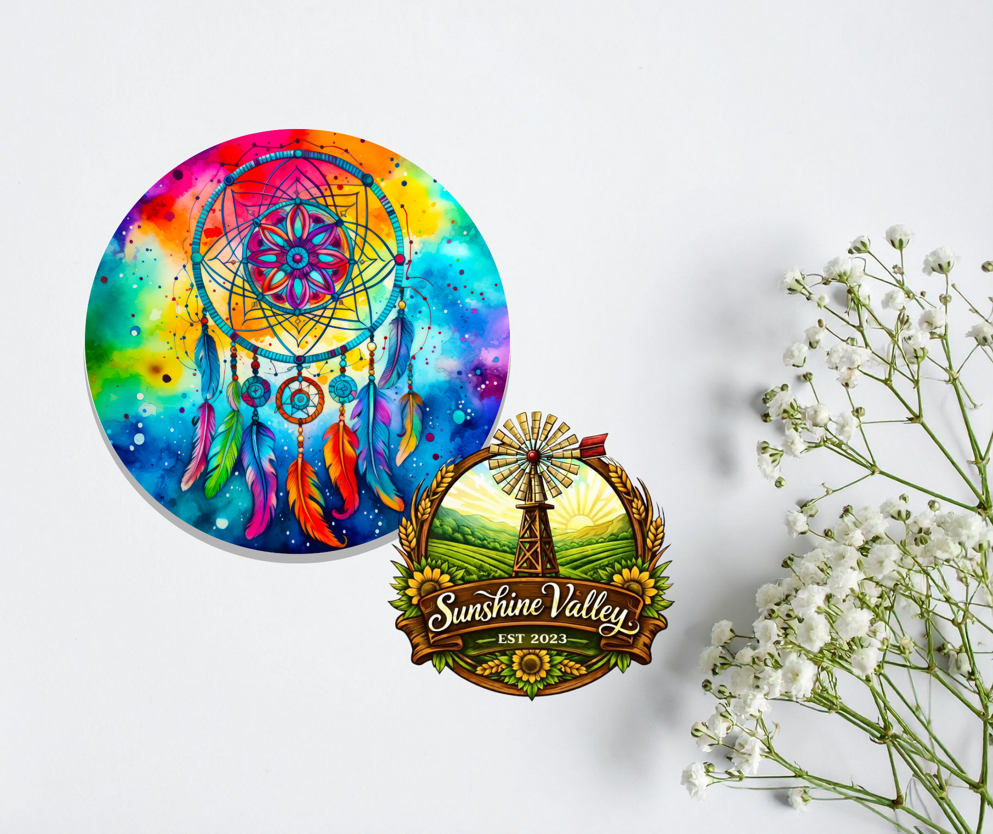 Watercolour Dreamcatcher