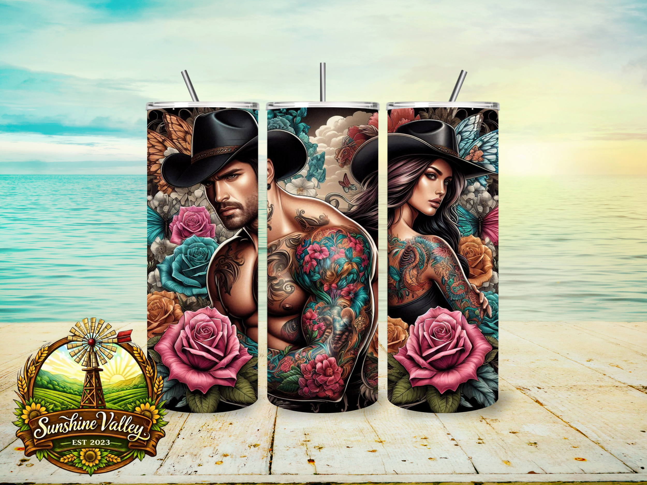 Tattooed Man & Woman