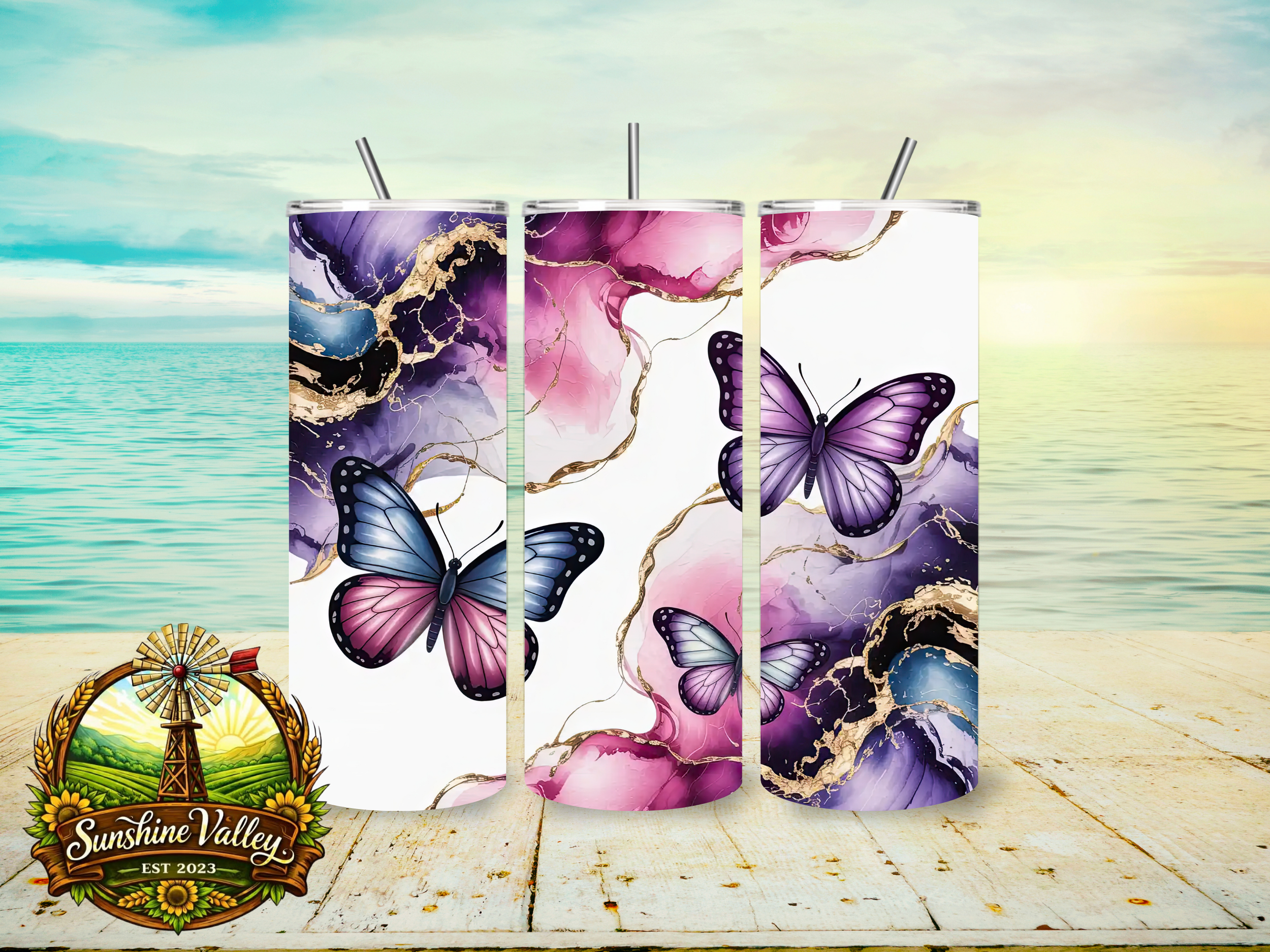 Watercolour Butterflies