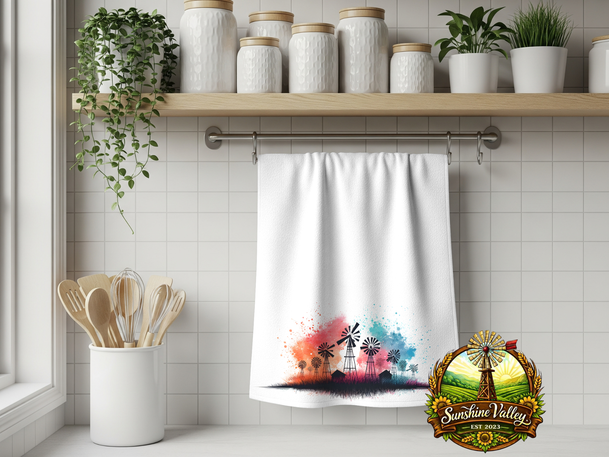 Alcohol Ink Windmills