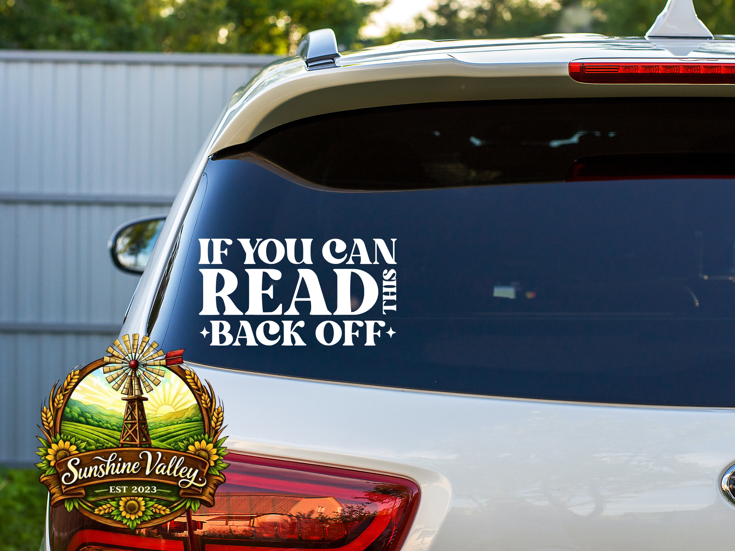 If You Can Read This Back Off