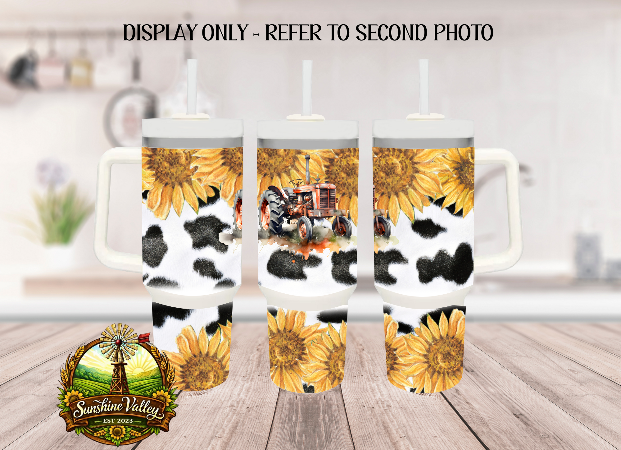 Ferguson Tractor & Sunflowers