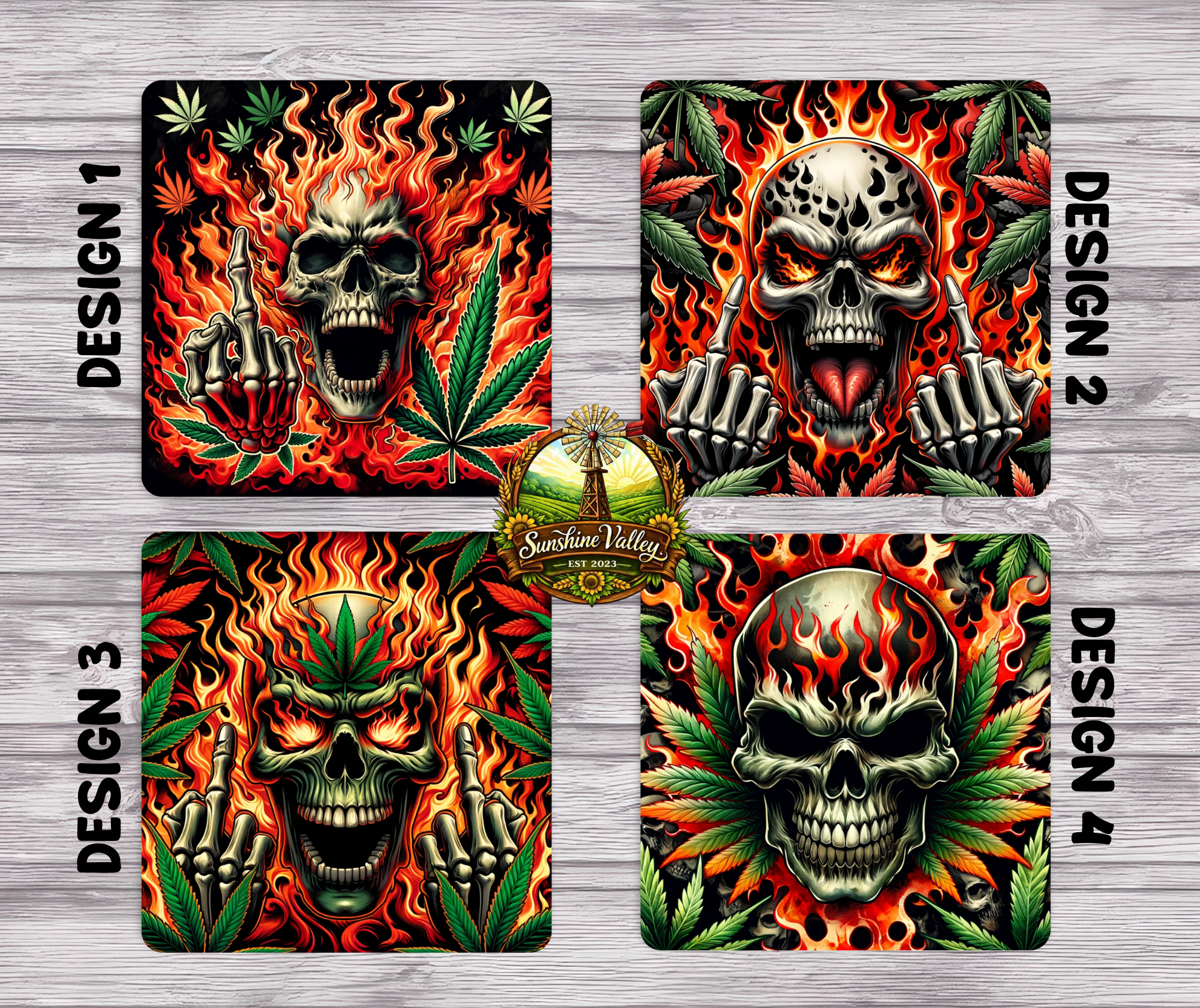420 Fire Skulls