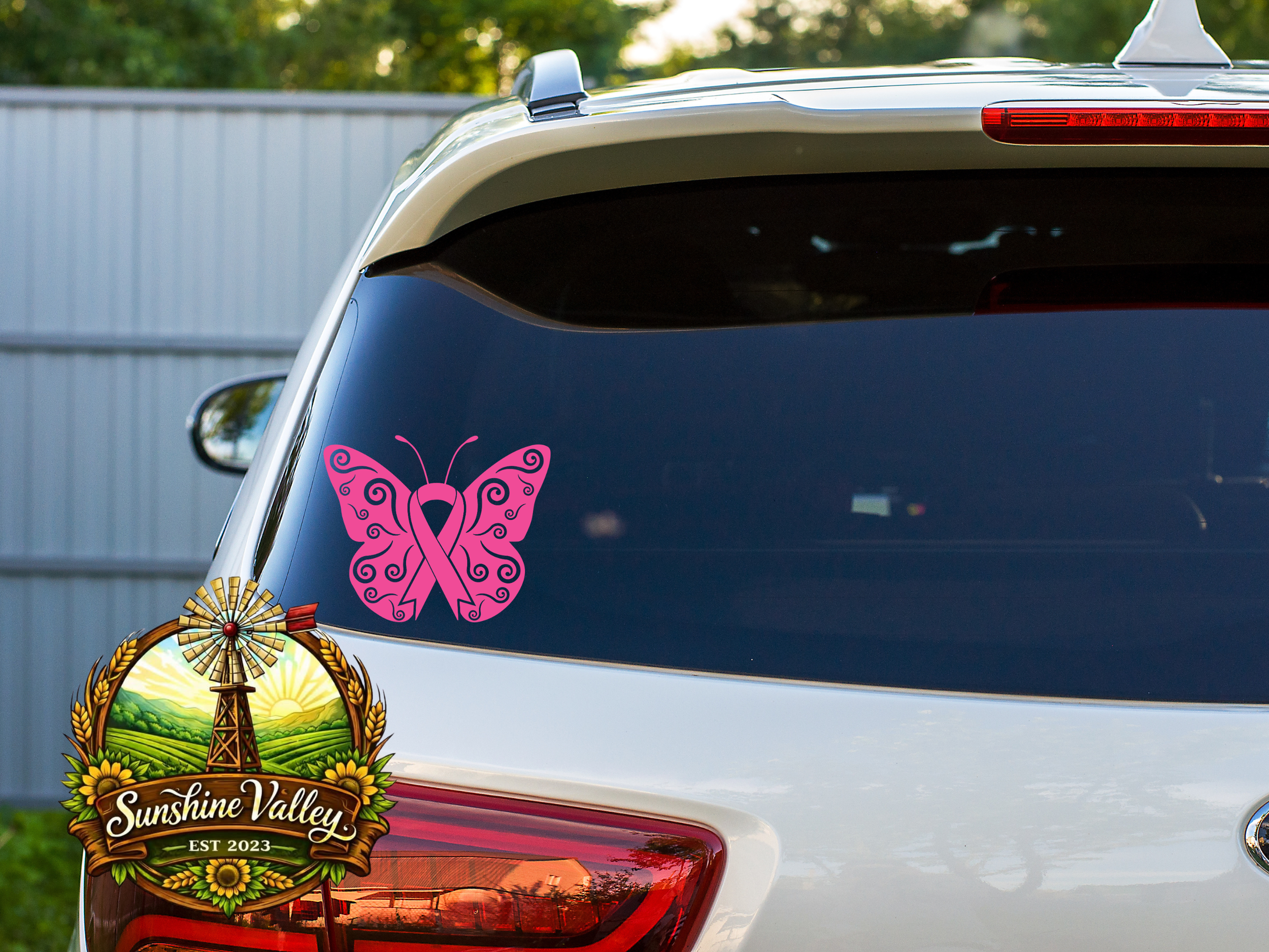 Pink Ribbon Butterfly