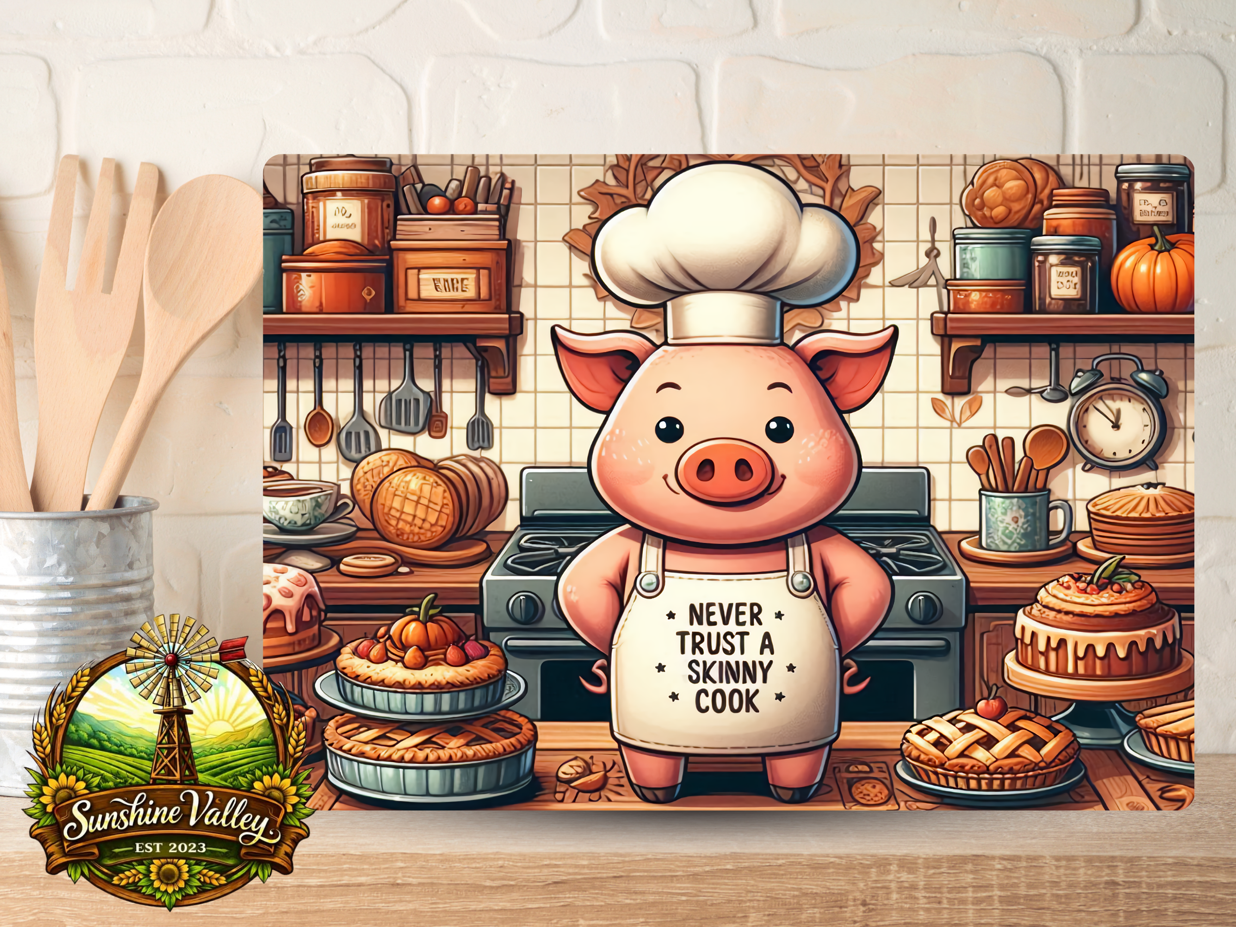 Never Trust A Skinny Cook