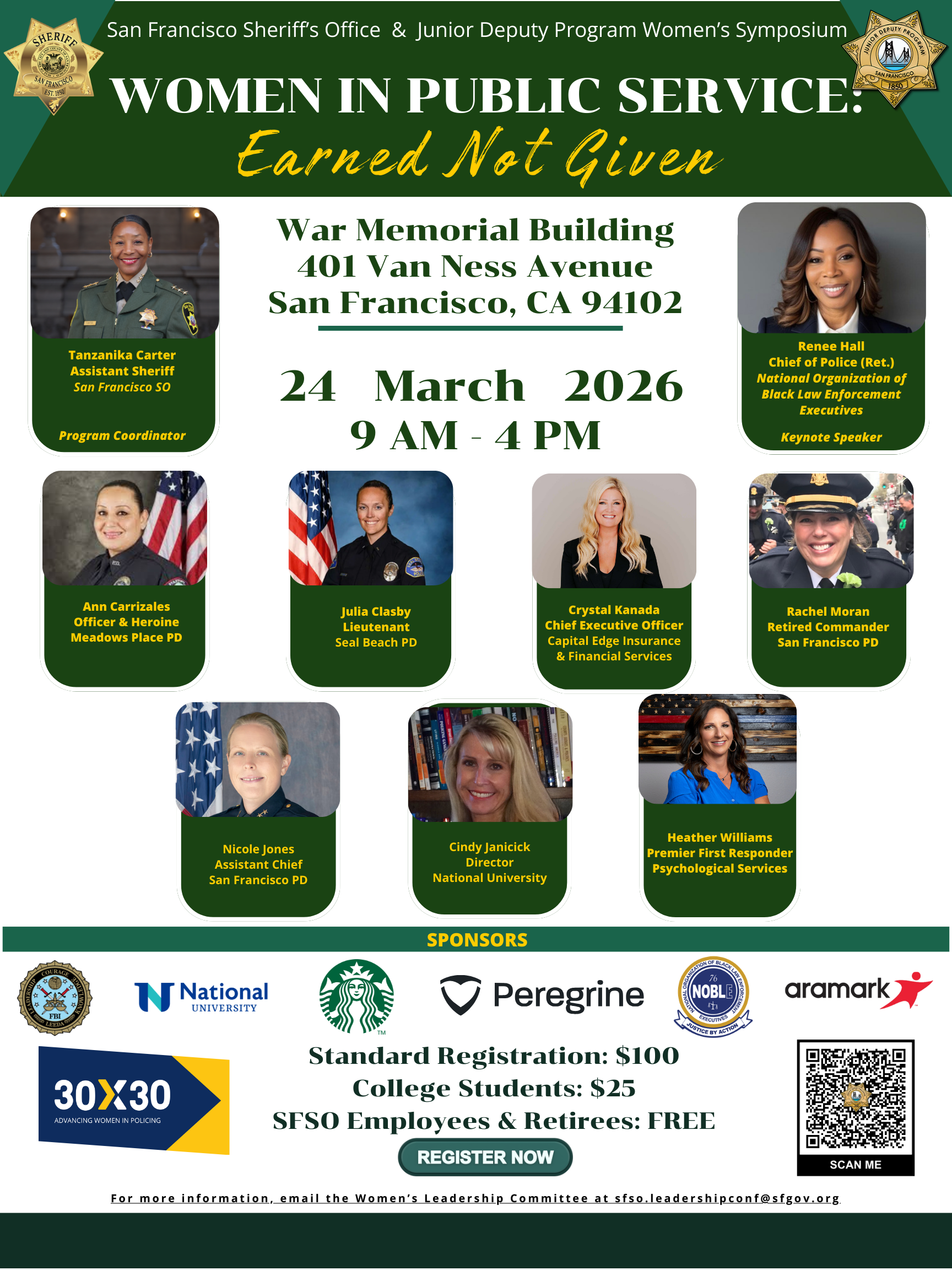 San Francisco Sheriff’s Office Women’s Leadership Conference