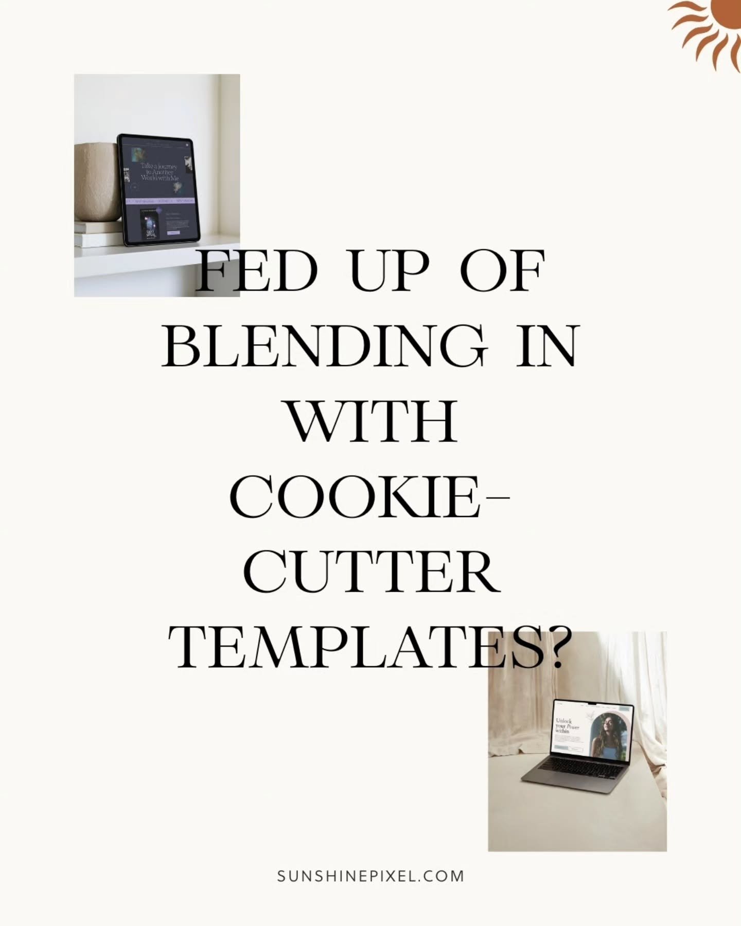 Your brand is not boring, so why should your website be? With so many templates out there that all look the same, my designs are crafted to elevate your online presence with a unique touch, so you stand out.&nbsp;

With my super-friendly support and 