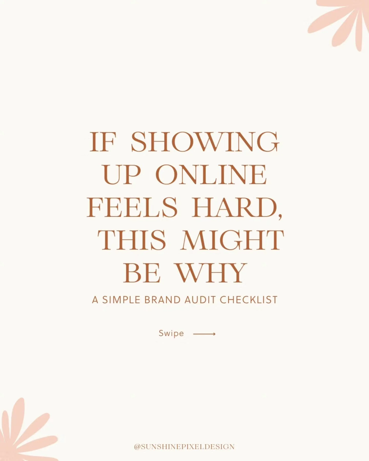 Your brand shouldn&rsquo;t feel awkward; it should feel clear, aligned, and easy to show up with.

If you&rsquo;ve been growing lately and levelling up, there&rsquo;s a good chance your brand needs to grow with you, too.

Use this quick Brand Audit C