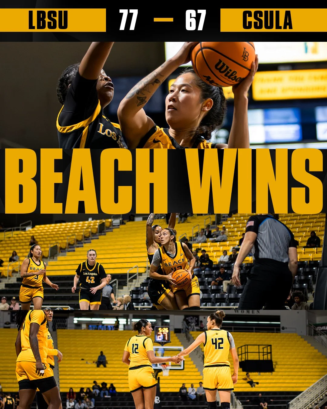 WBB final score graphic 