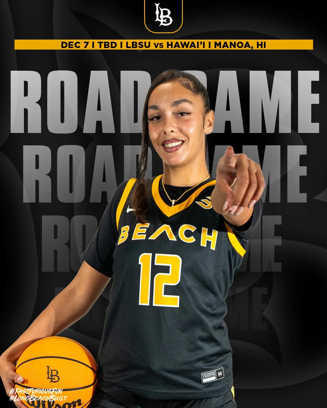 LBSU WBB Gameday Graphic