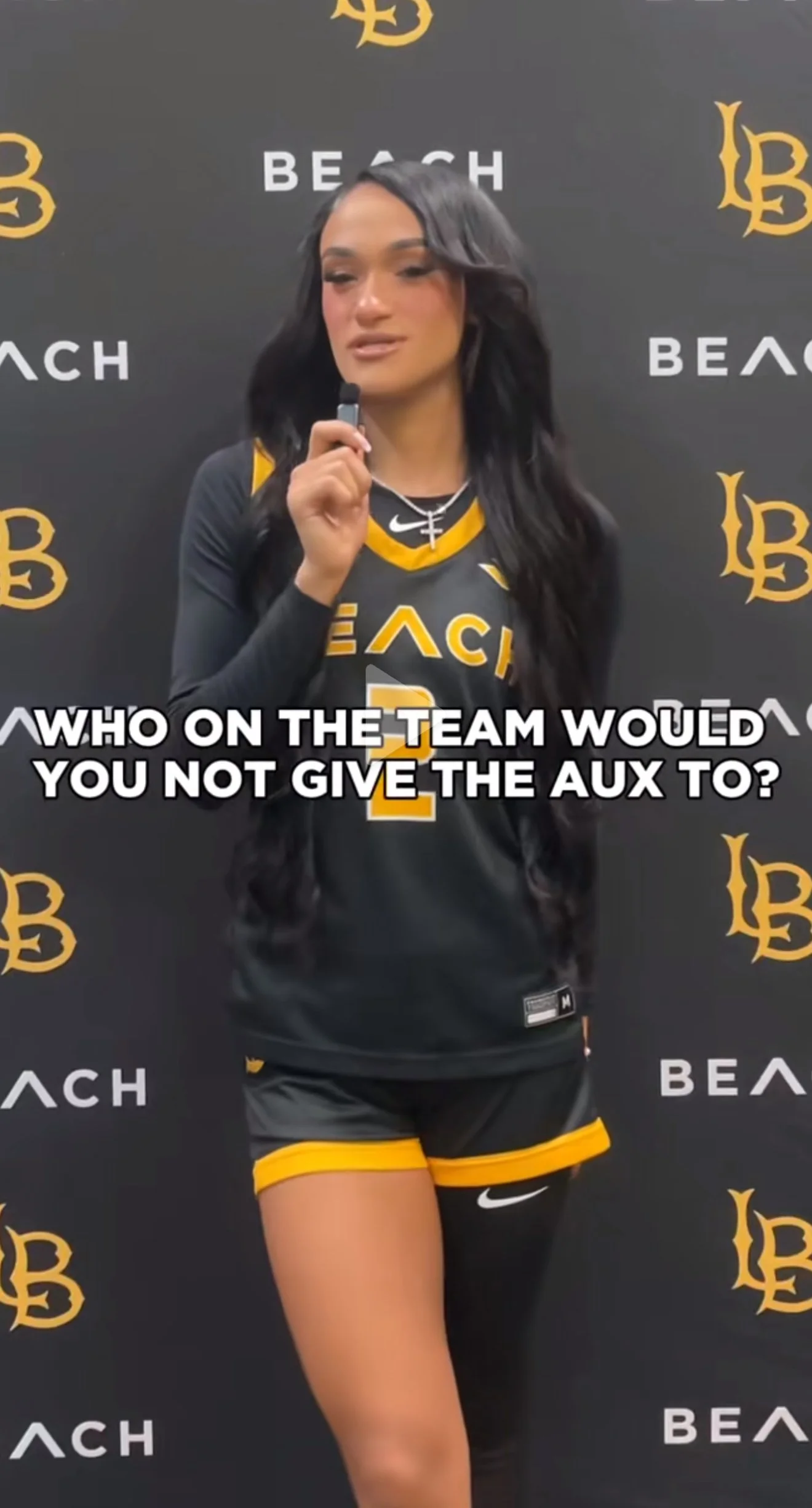 Filmed, edited, posted @lbsuathletics on TikTok