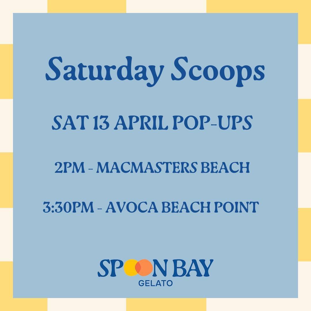 Kicking off school hols with salty scoops at Macs and Avoca. Listen for the tune and look out for the big cone! 🤙🍦