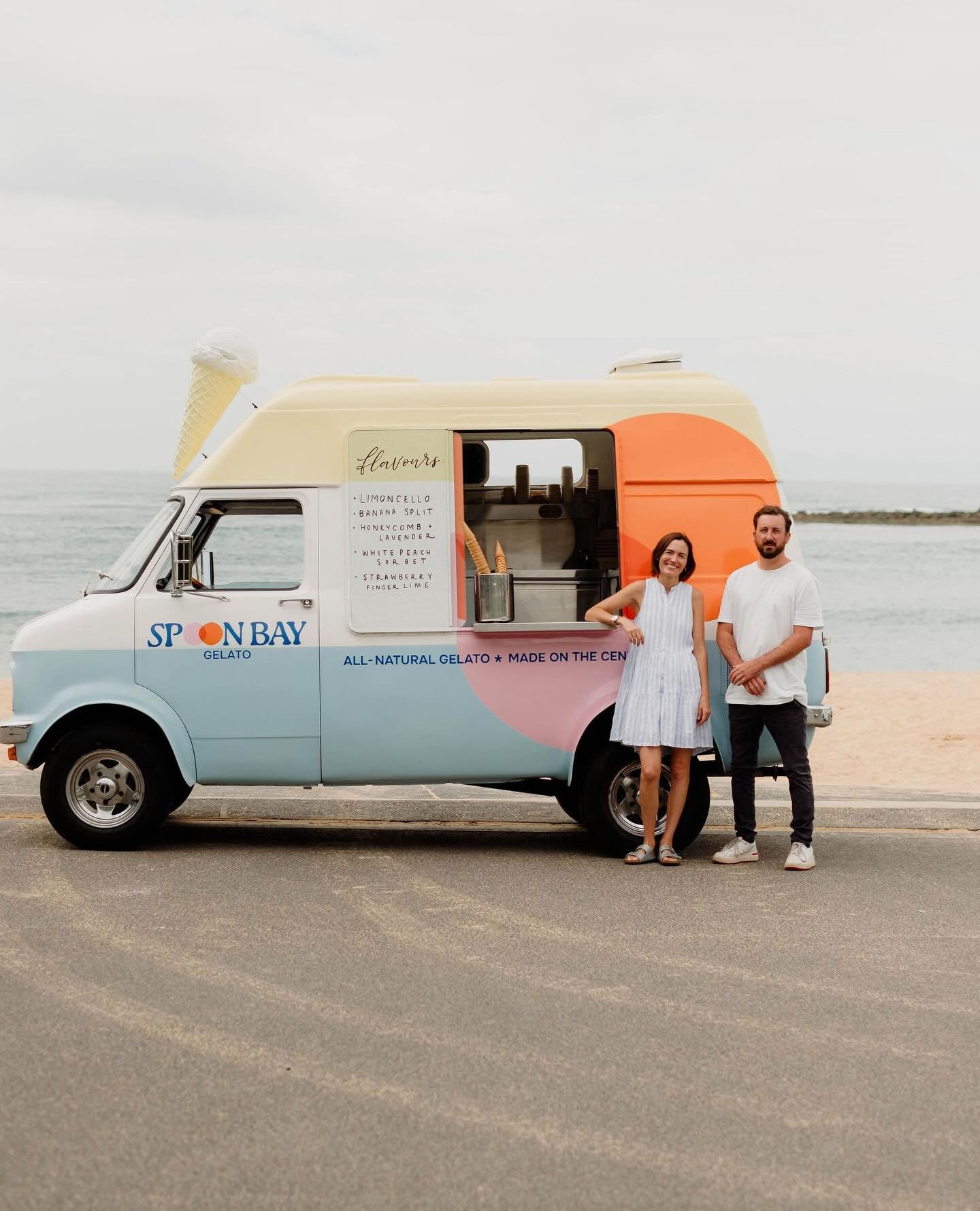Now. 2016. And the in-between.⁠
⁠
Ten years ago we bought an original 1976 Bedford Ice Cream Truck from a retired couple in Caboolture. It had a lot of character.⁠ 😜
⁠
After a long road trip back to the Central Coast we set about making it our own. 