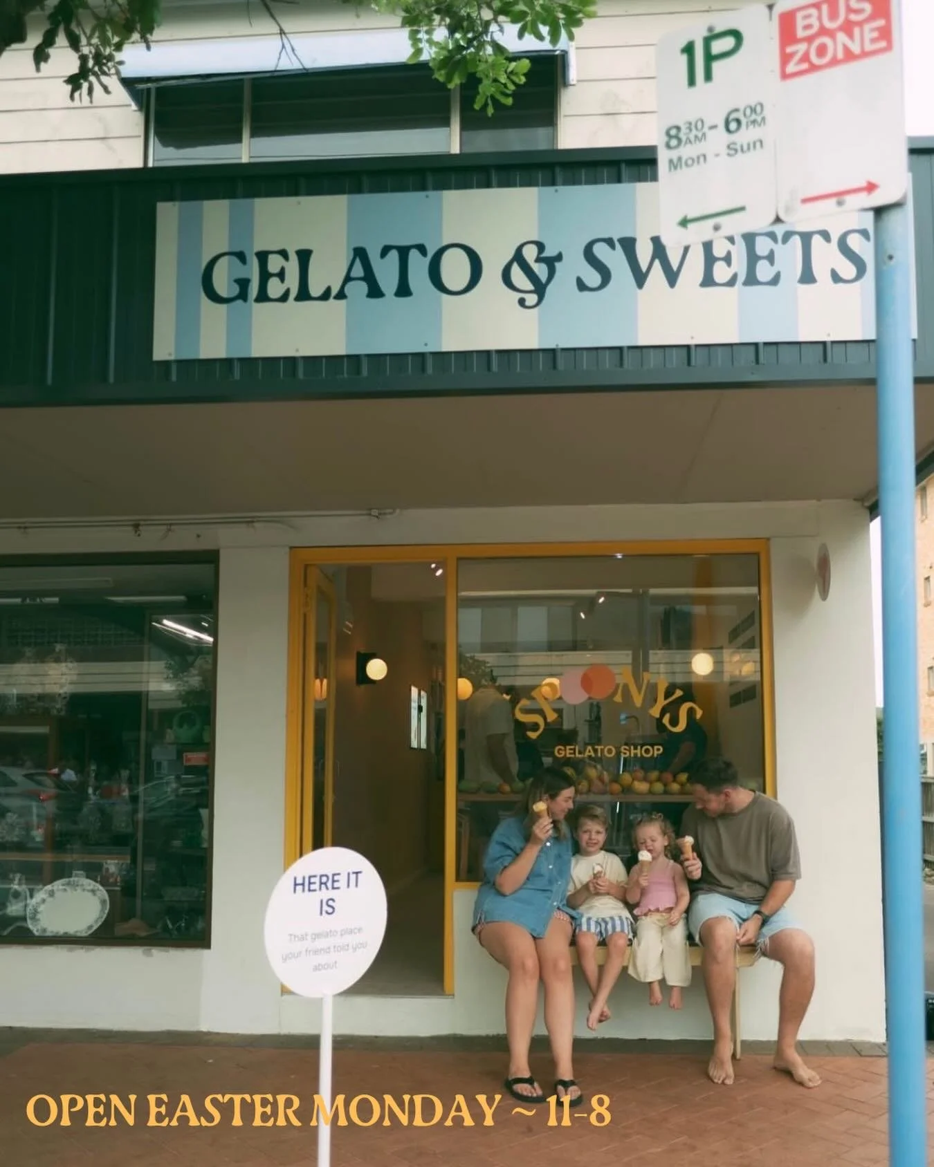 Here we are on a Monday 👍 Gelato &amp; Sweets 11-8 @spoonysgelatoshop