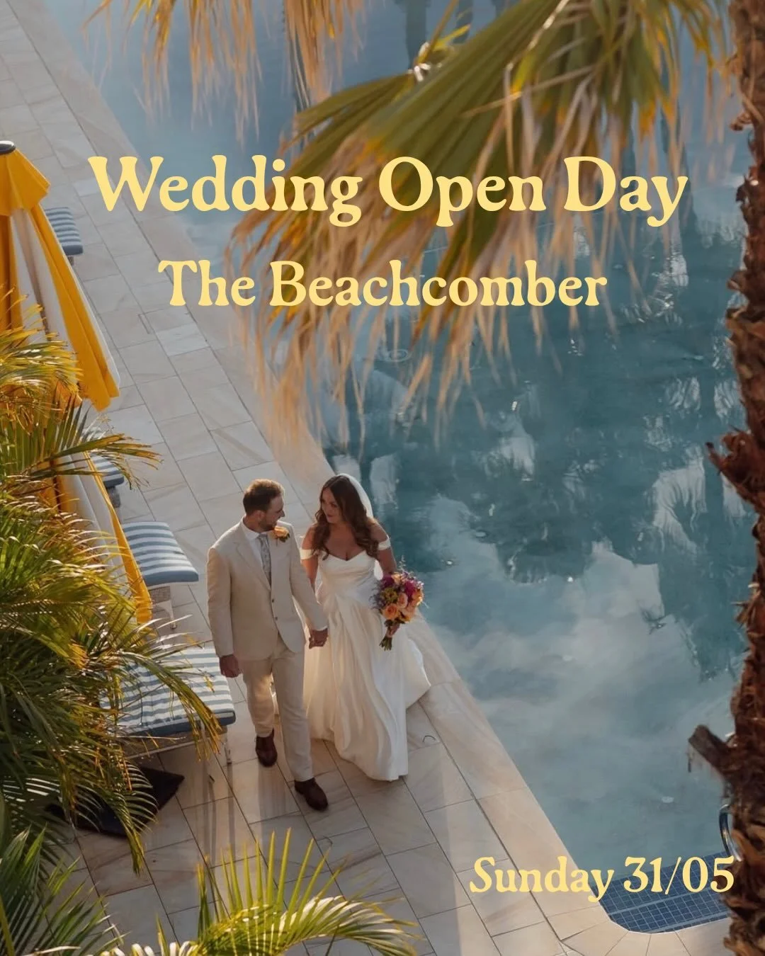POV poolside wedding plannning, drinks and scoops included. Plus meeting your A team suppliers. ⁠
⁠
🗓️ Sunday 31 May 10am to 1pm @thebeachie⁠
🎟️ Free entry with registration ⁠
⁠
Comment BEACHIE and we&rsquo;ll DM you the invite 💌⁠
⁠
Photos @jacobh
