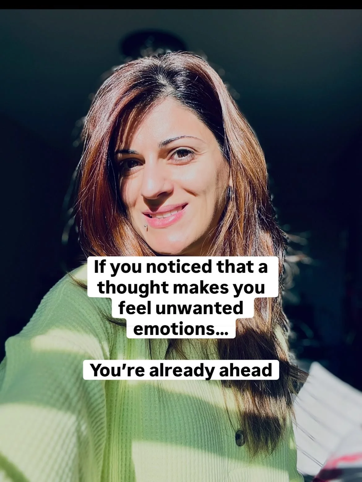 One of the biggest myths about change is that you need to &ldquo;figure everything out&rdquo; first.

You don&rsquo;t.

Yes, noticing that a thought creates an unwanted emotion is huge. That&rsquo;s awareness. And awareness is powerful because it cre