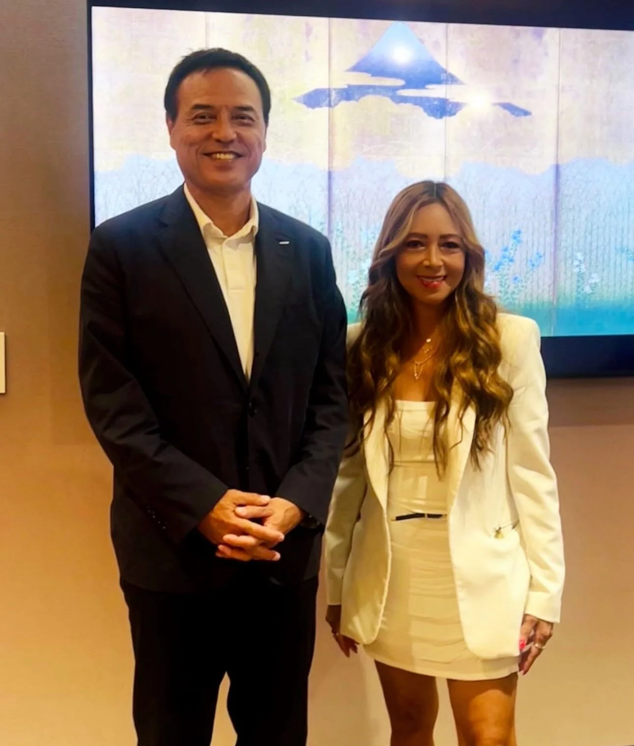 Suntory Global Holdings Chairman and CEO Takeshi Niinami at NY Headquarters
A meeting on Water advocacy and Sustainability Alliance