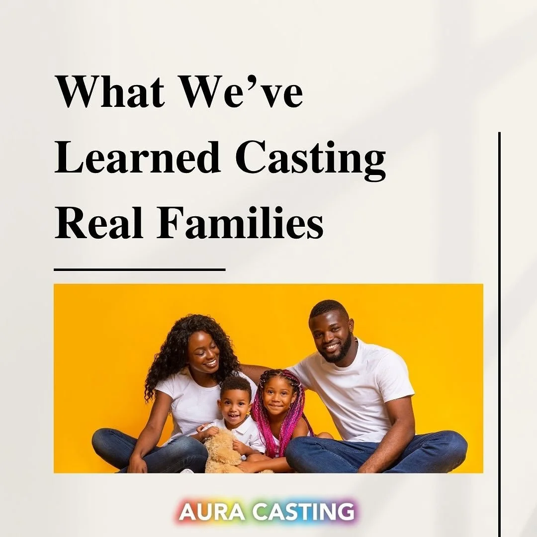 The best performances start at home 🏡

Casting real families takes a little extra effort behind the scenes. Sometimes it means nudging families to submit, digging deeper for the right fit, and helping them feel comfortable showing their natural dyna