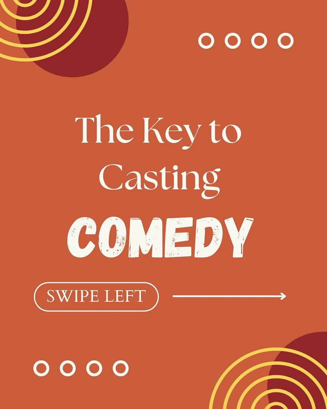 You can FEEL when a comedy spot just works.

At Aura Casting, we look for performers who not only get the joke, but can make it land naturally on camera.

Here&rsquo;s what we look for when casting comedy that lands 👆

#auracasting #castingdirectors