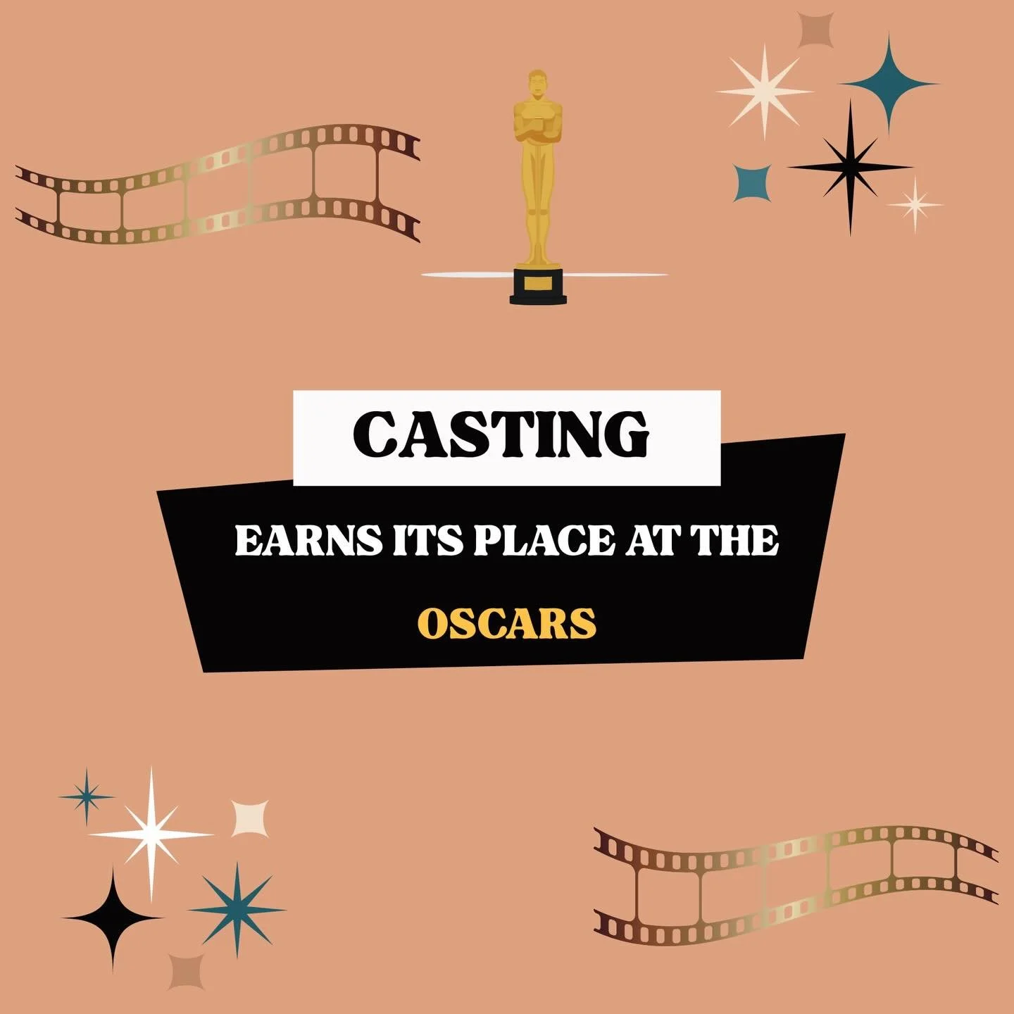 You heard it! For the first time in Academy Award History, Casting finally has its own Oscars category, Achievement in Casting! 👏🎬

This moment reminds us why we do what we do and why finding the right person for the role is so important! 

Congrat