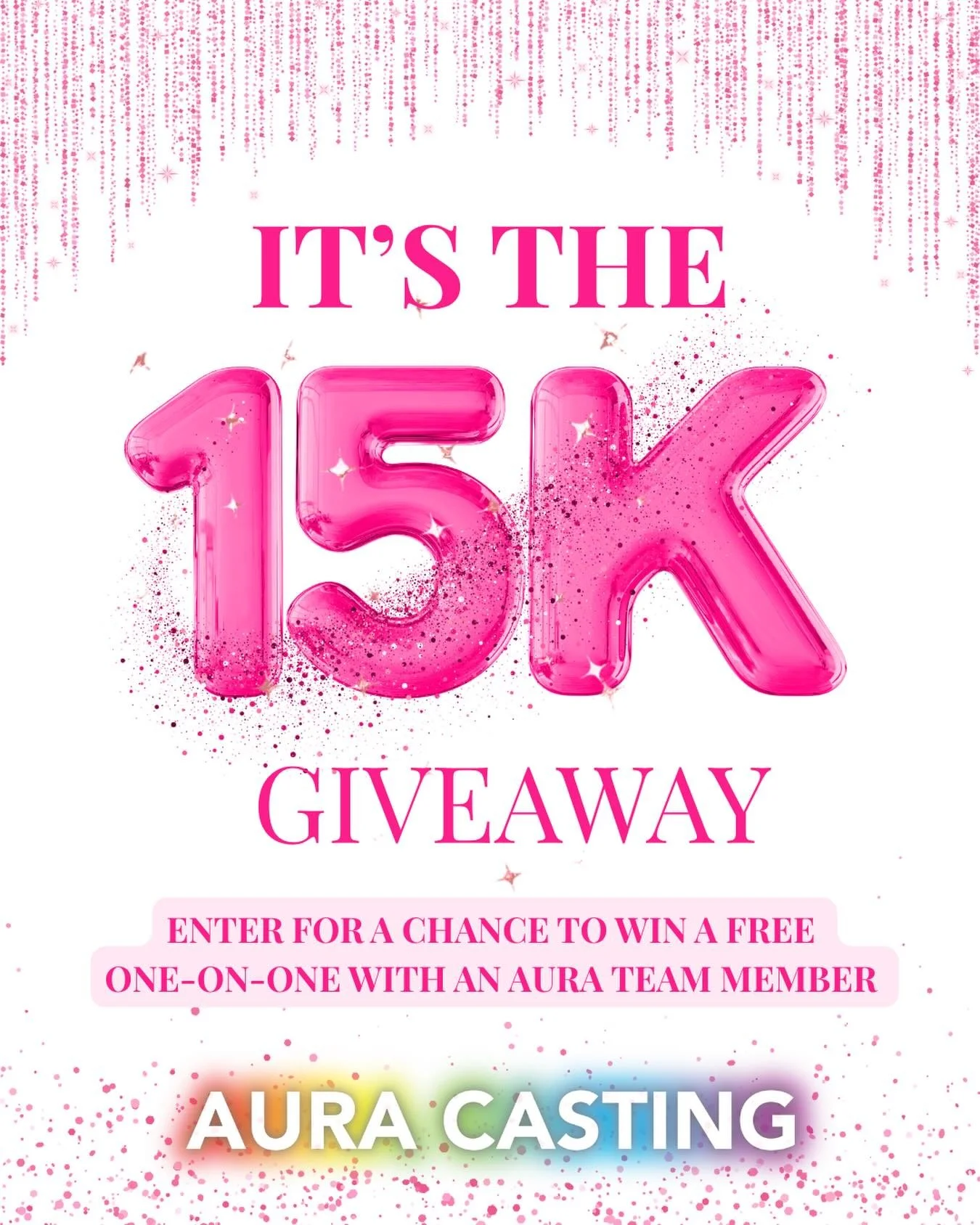 Are you signed up yet?! A few days until May! And then we launch our giveaway: A raffle for a chance to win a one-on-one session with Aura team member:
-discuss your self tapes 
-acting career goals 
-any questions you have about casting!

bit.ly/aur