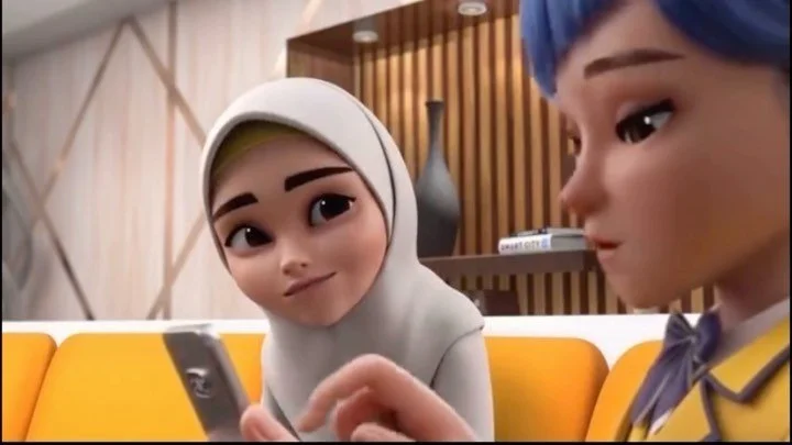 A few lil snippets of the two characters I voice, Iman (1st slide) &amp; Dayang (2nd slide), in the English dub of &lsquo;Ejen Ali&rsquo; Season 3!🧕🏽❤️
Full season is available on Disney+ Hotstar!
&bull;
&bull;
&bull;
&bull;
&bull;
#ejenali #ejenal