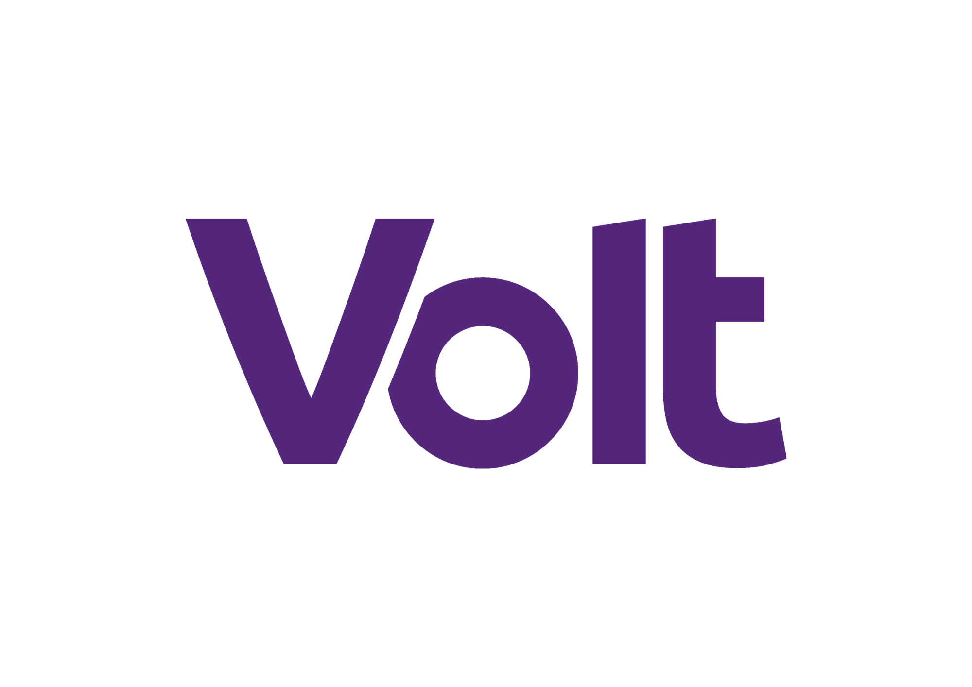 Das Wort 'Vot' in lila Buchstaben auf weißem Hintergrund.