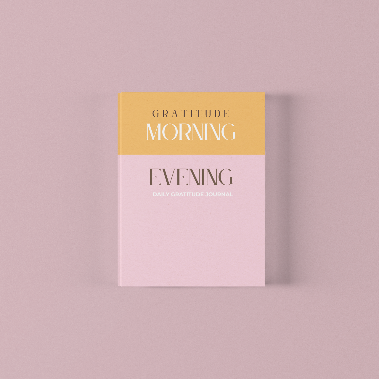 GRATITUDE MORNING & EVENING: A 31-day guided journal with morning and evening prompts to bookend your day—a gentle rhythm that anchor you.