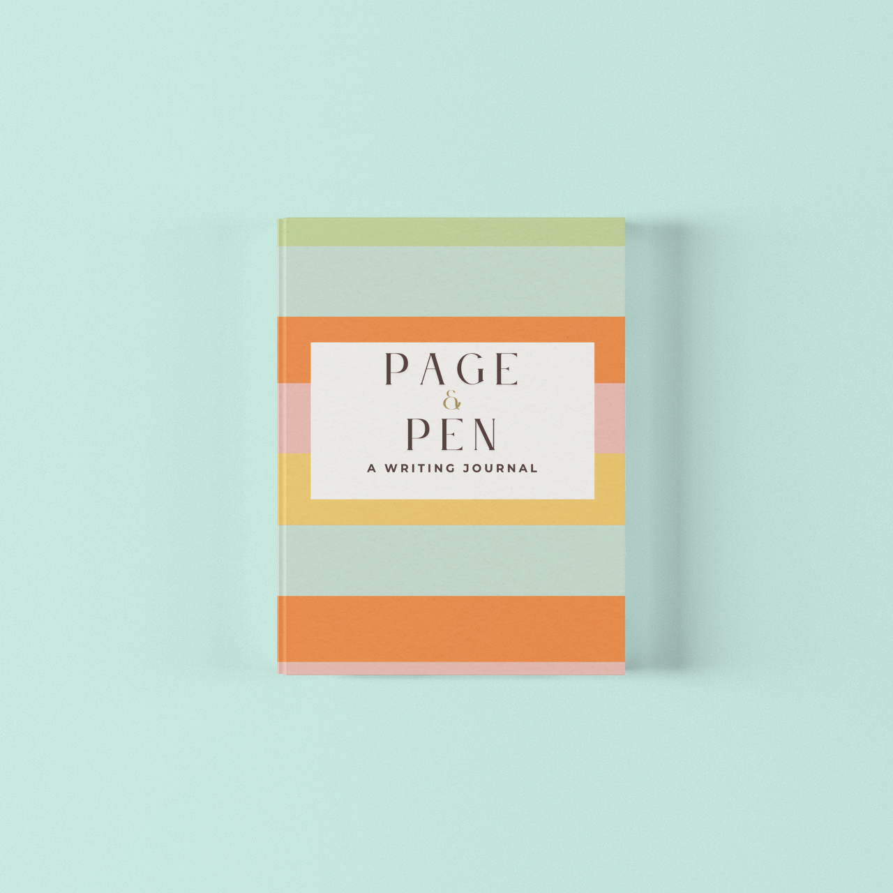 PAGE & PEN: A 32-page lined minimalist space to write what's real, process what matters, and let the rest go without judgment.