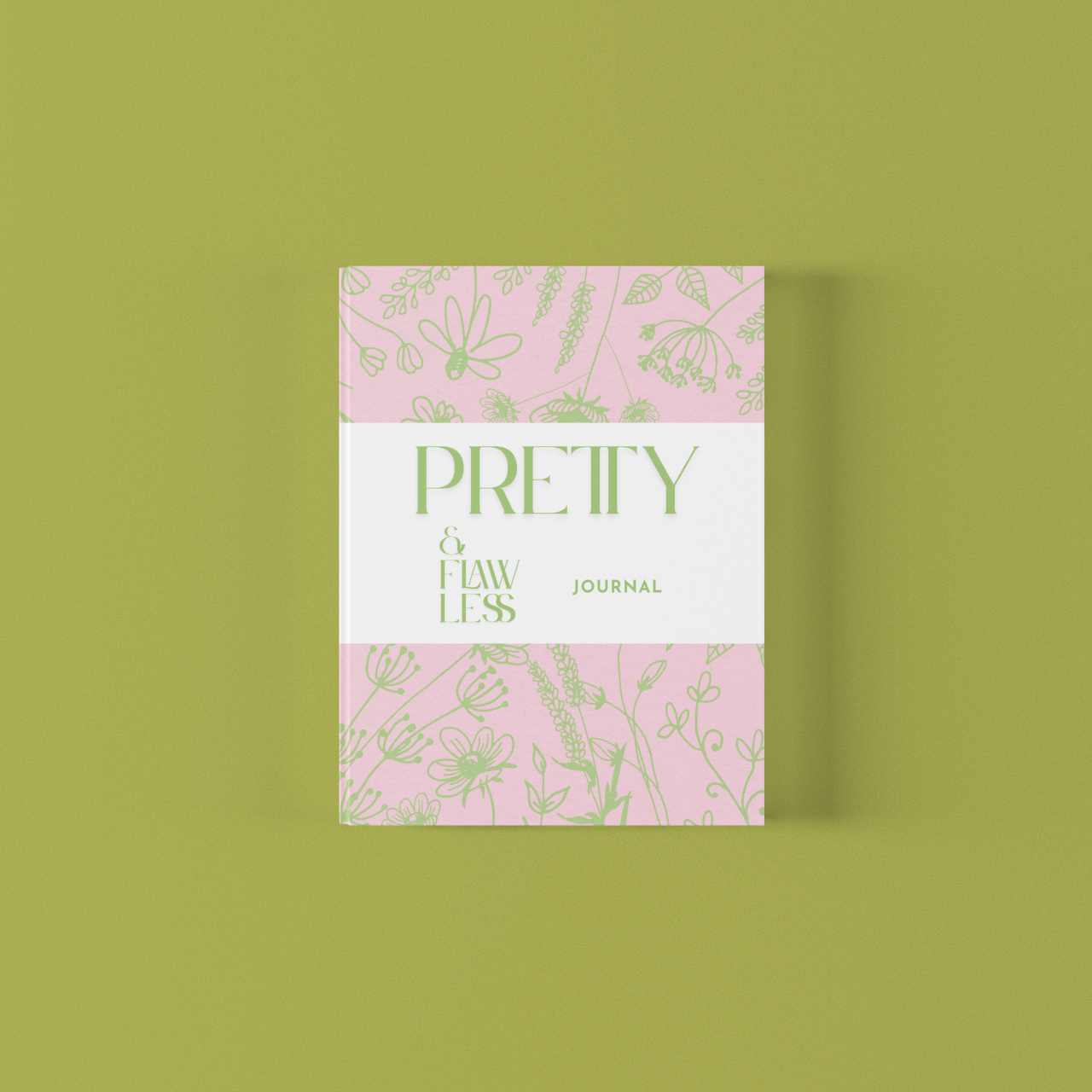 PRETTY & FLAWLESS: A 40-page self-love journal —beautiful space to honor your worth, celebrate your beauty, embrace yourself with love.