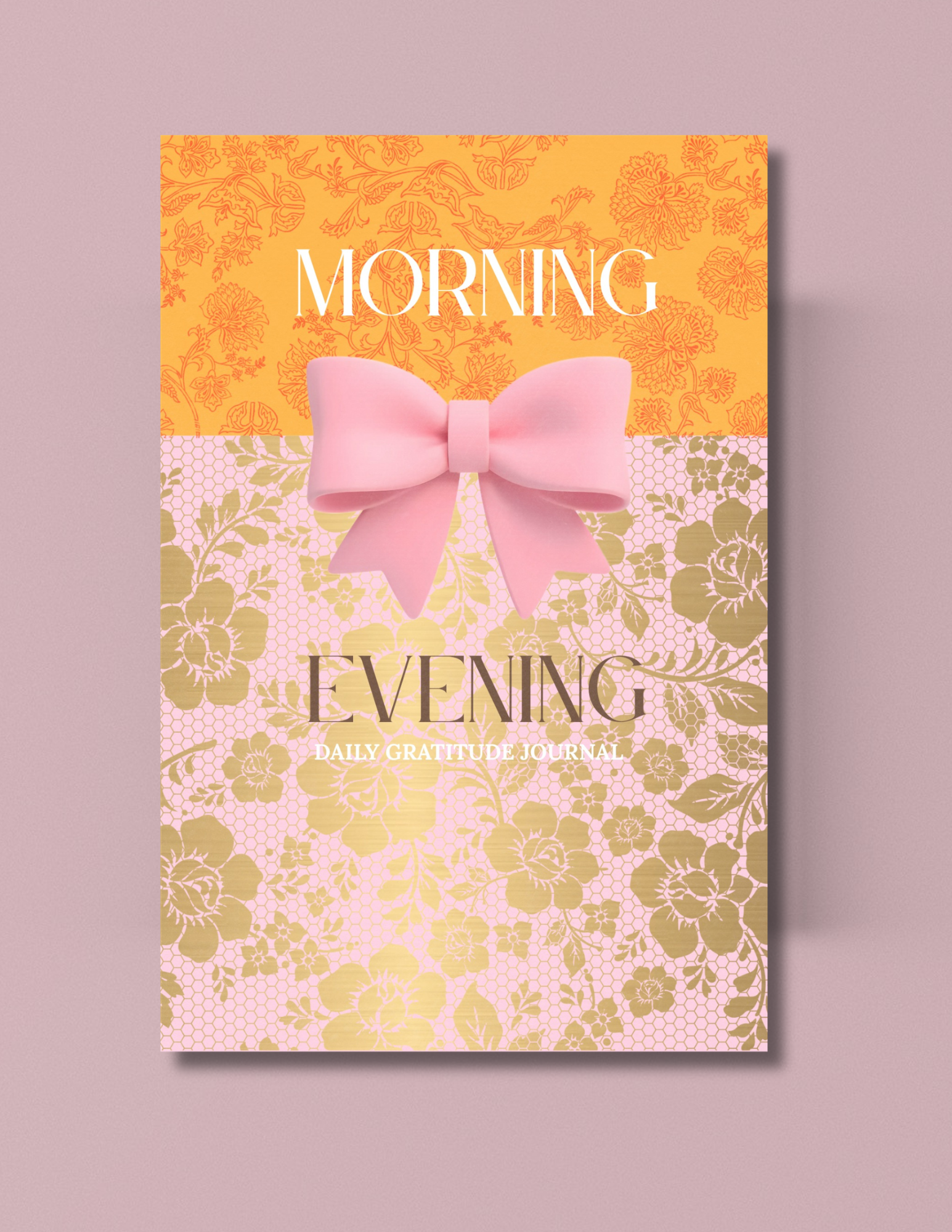 GRATITUDE MORNING & EVENING: A 31-day guided journal with morning and evening prompts to bookend your day—a gentle rhythm that anchor you.